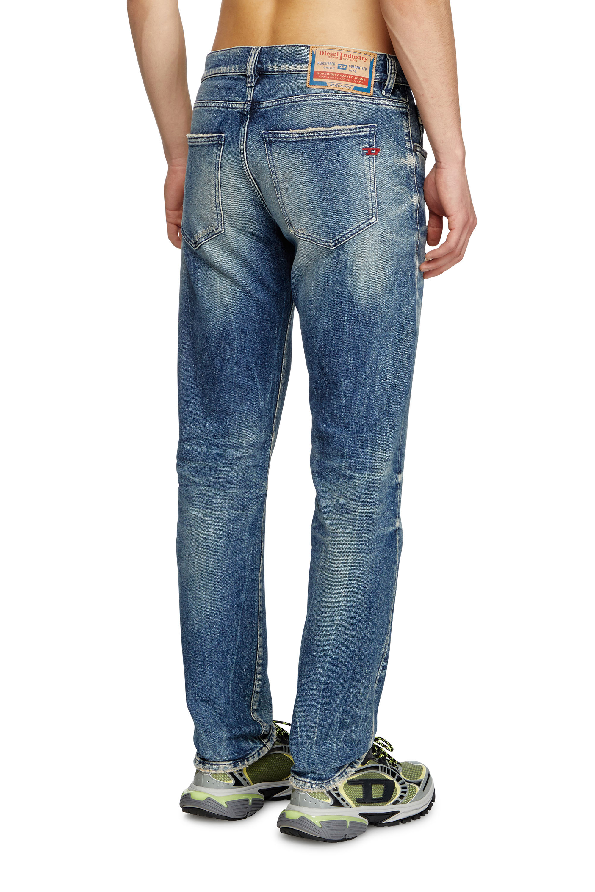 Diesel - Man's Slim Jeans 2019 D-Strukt 007Y6, Dark Blue - 4