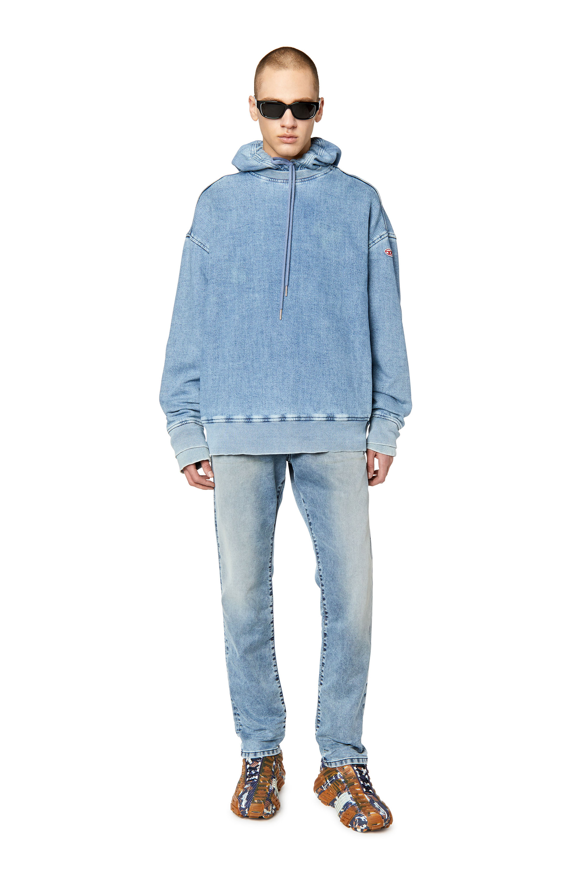 Diesel - Krooley JoggJeans® 068DU Tapered, Light Blue - Image 4