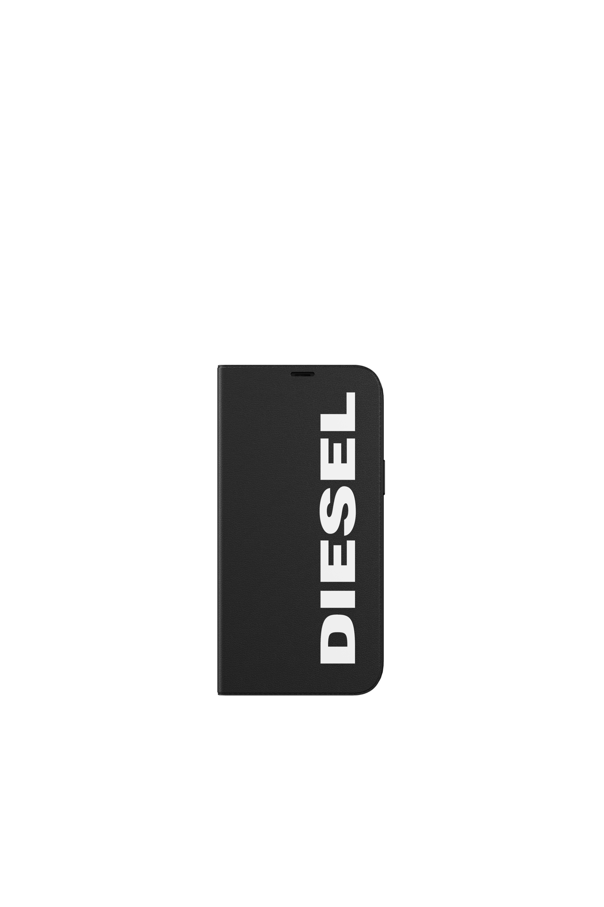 Diesel - 42487 BOOKLET CASE BOOKLET CASE, Unisex's Booklet Case Core for iPhone 12 Pro Max in Black - 2