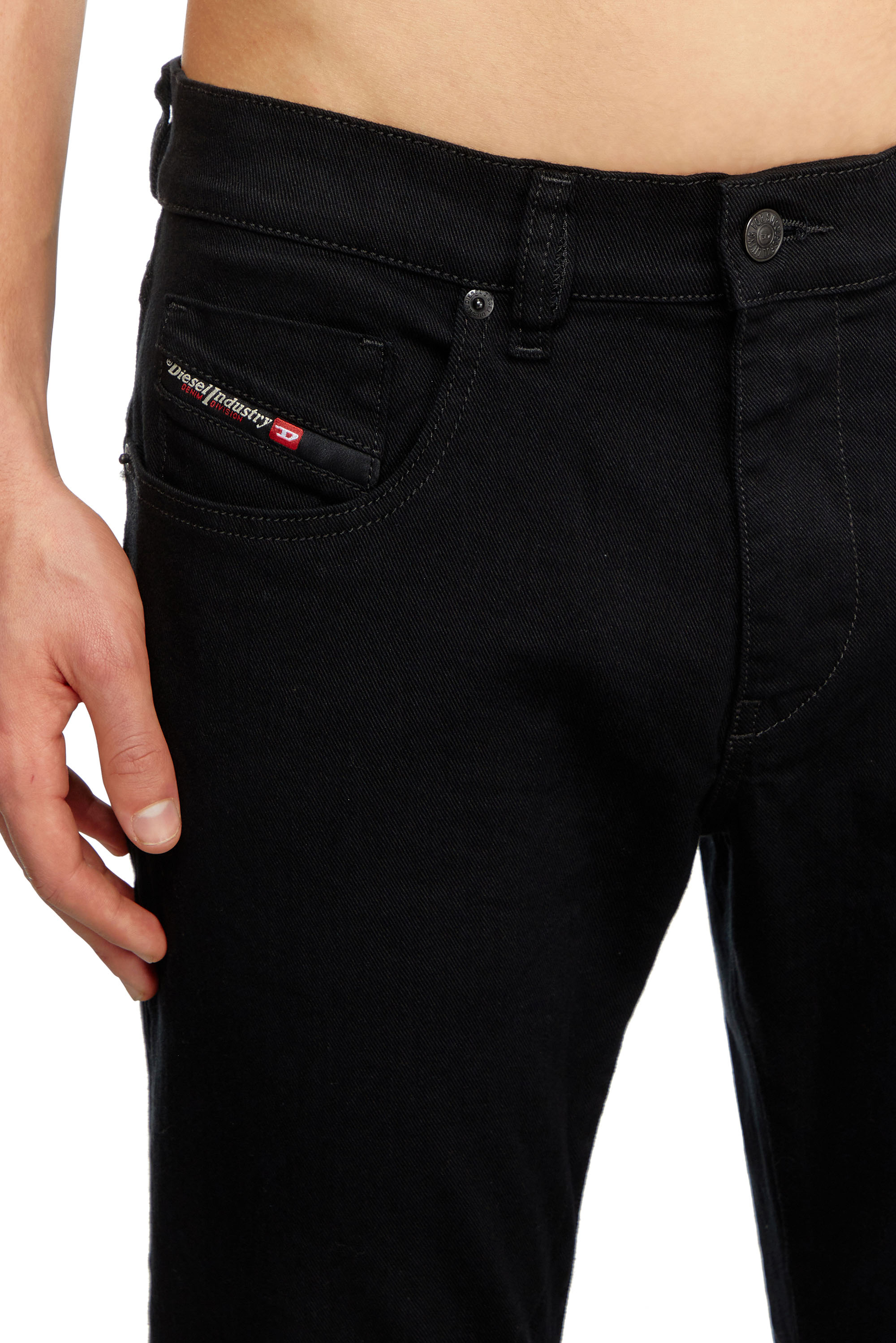 Diesel - 2019 D-Strukt 069YP Slim Jeans, Black/Dark grey - Image 3