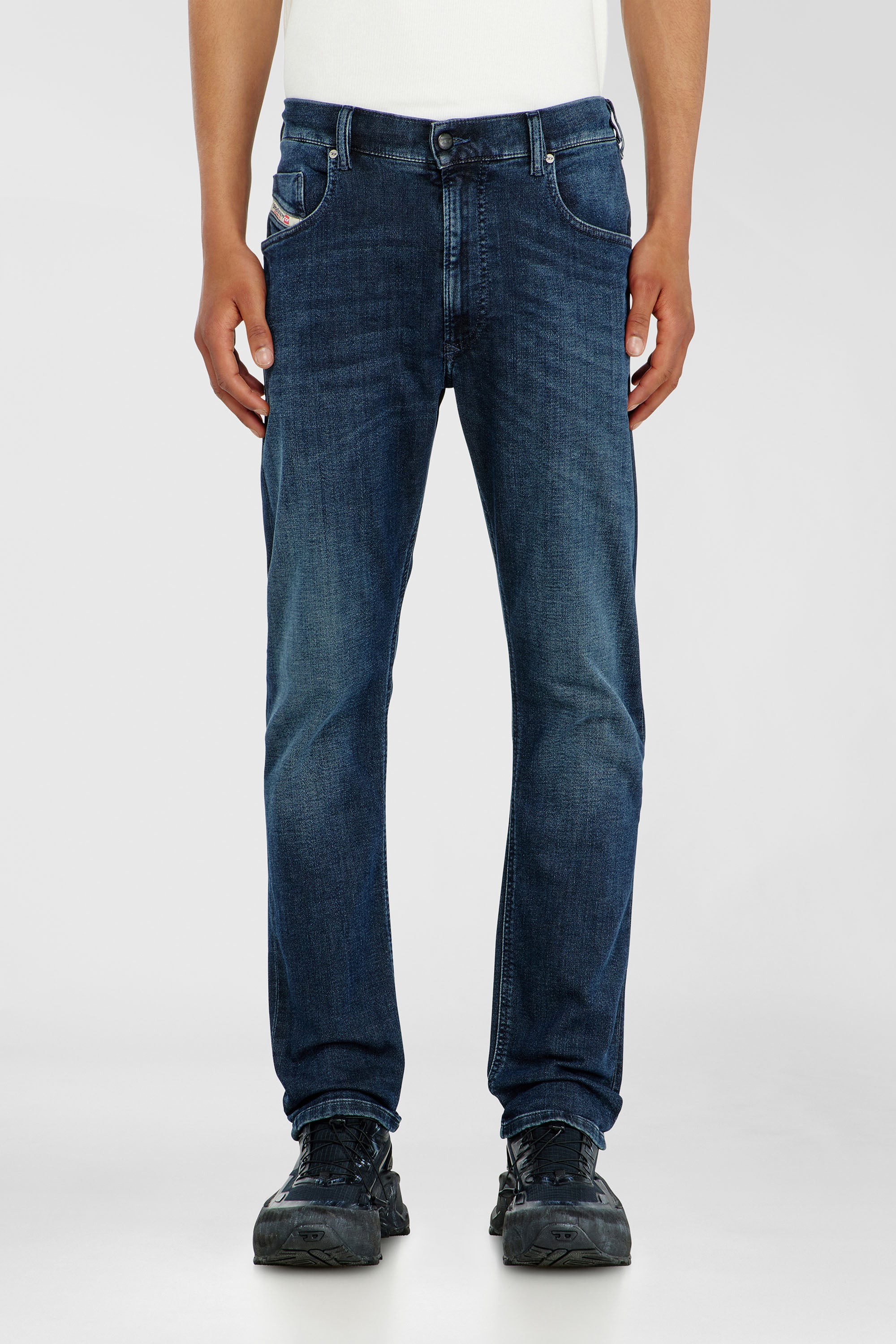 Diesel - Man's Regular 2032 D-Krooley-BW Joggjeans&reg; 09P94, Dark Blue - 1