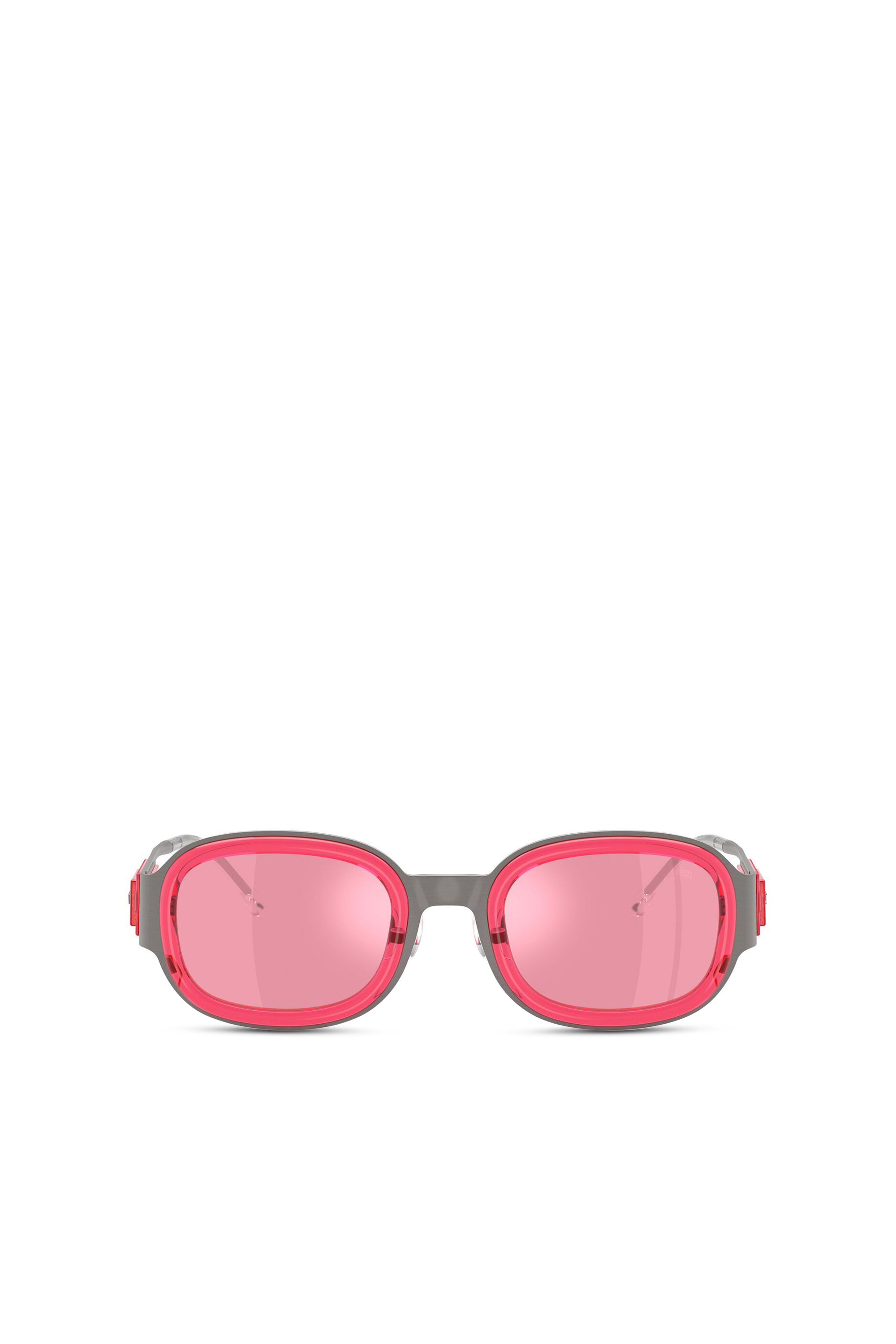 Diesel - 0DL1020, Unisex's Square sunglasses in Grey/Red - 2