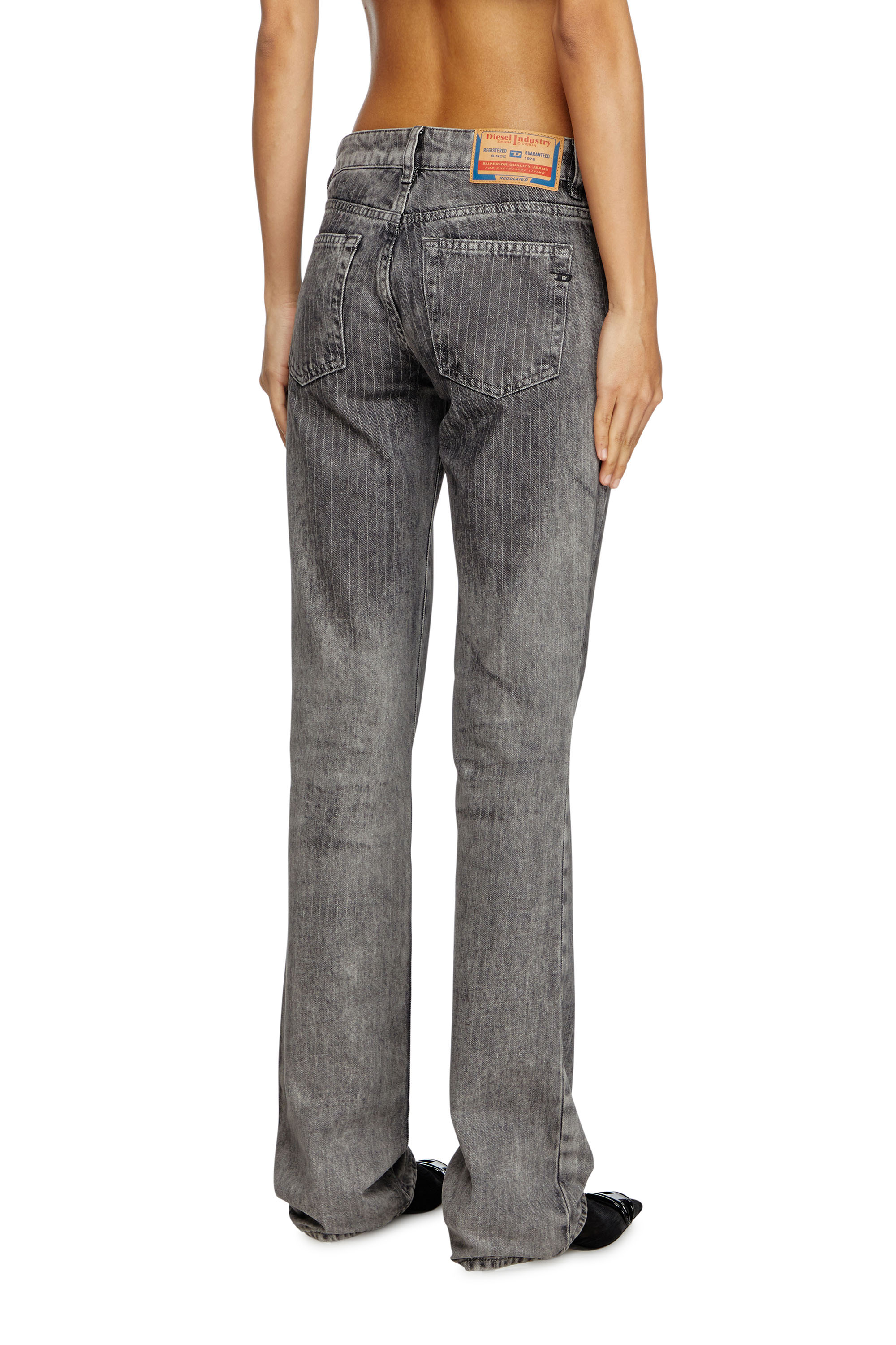 Women's Bootcut Jeans Light Grey Diesel DGianna
