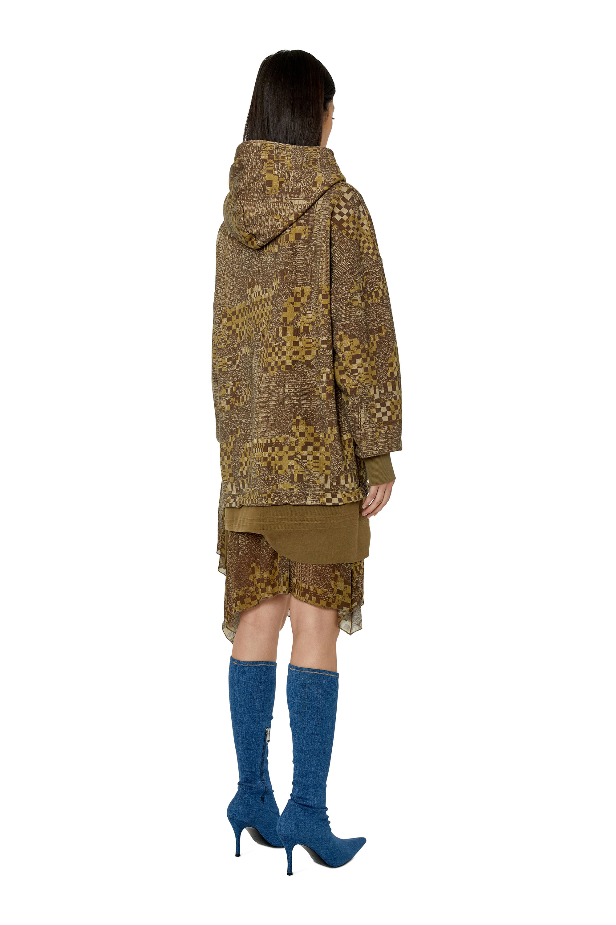 Diesel - D-ROLLY-HOOD, Military Green - Image 3