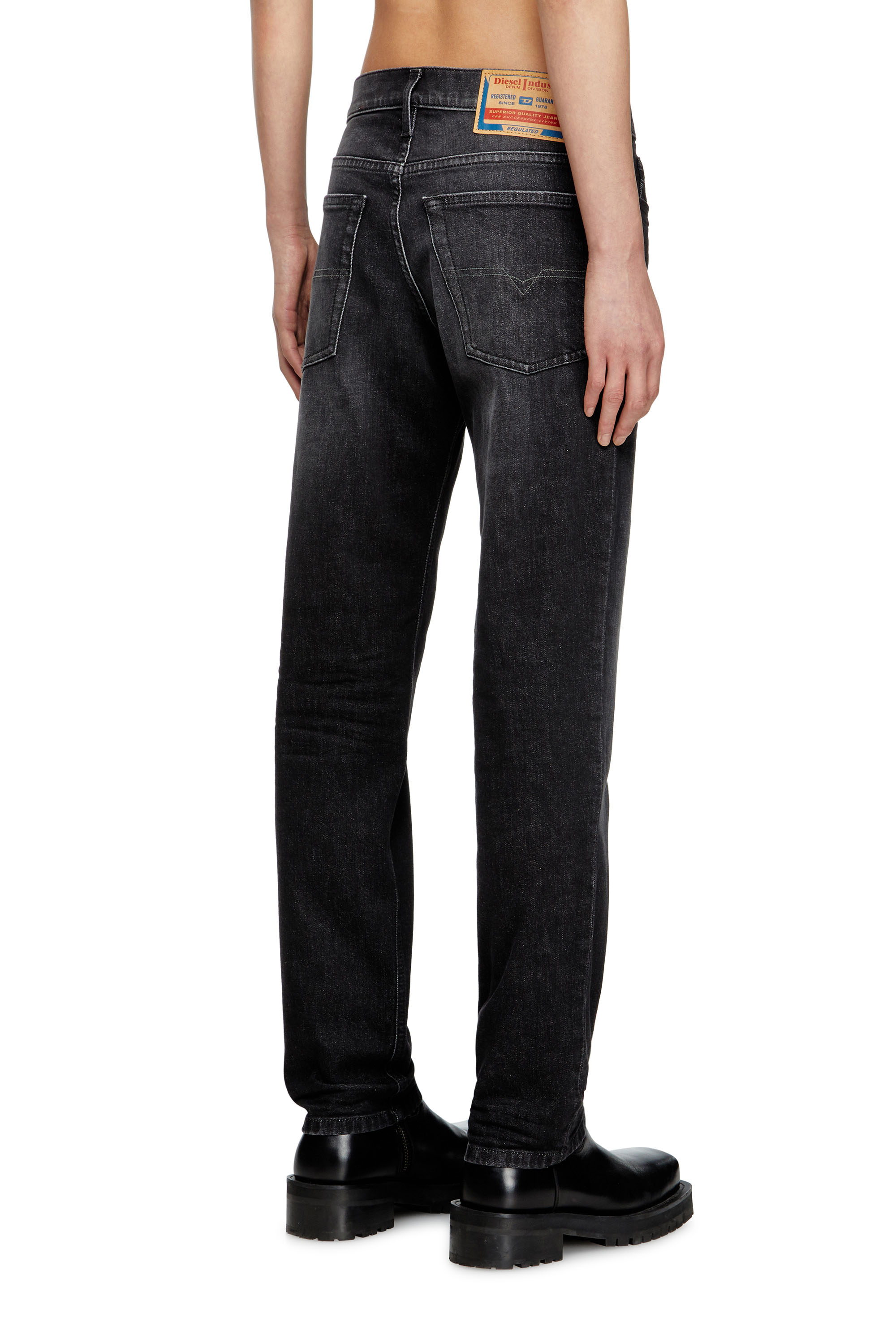 Diesel - Man's Regular Jeans 2023 D-Finitive 0DBDT, Black/Dark grey - 3