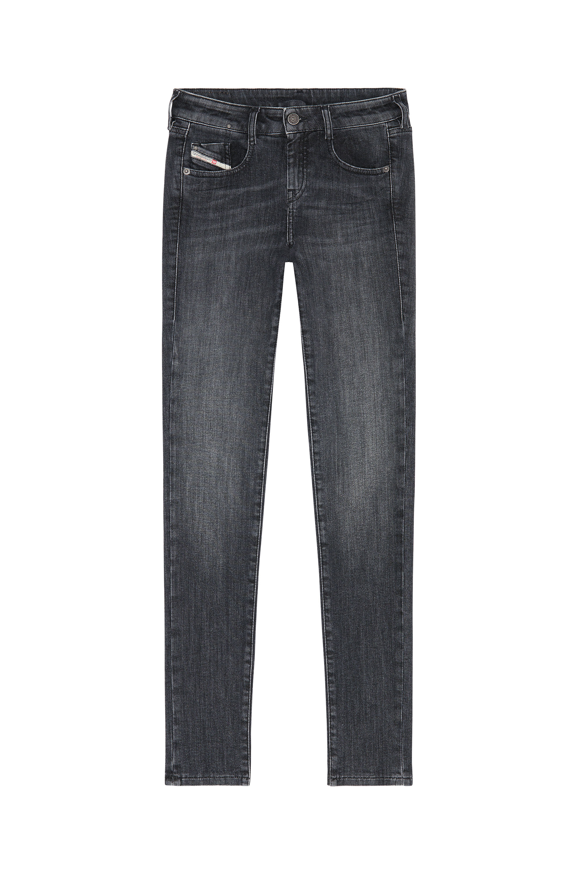 Diesel - D-Ollies JoggJeans® 09D52 Slim, Black/Dark grey - Image 6