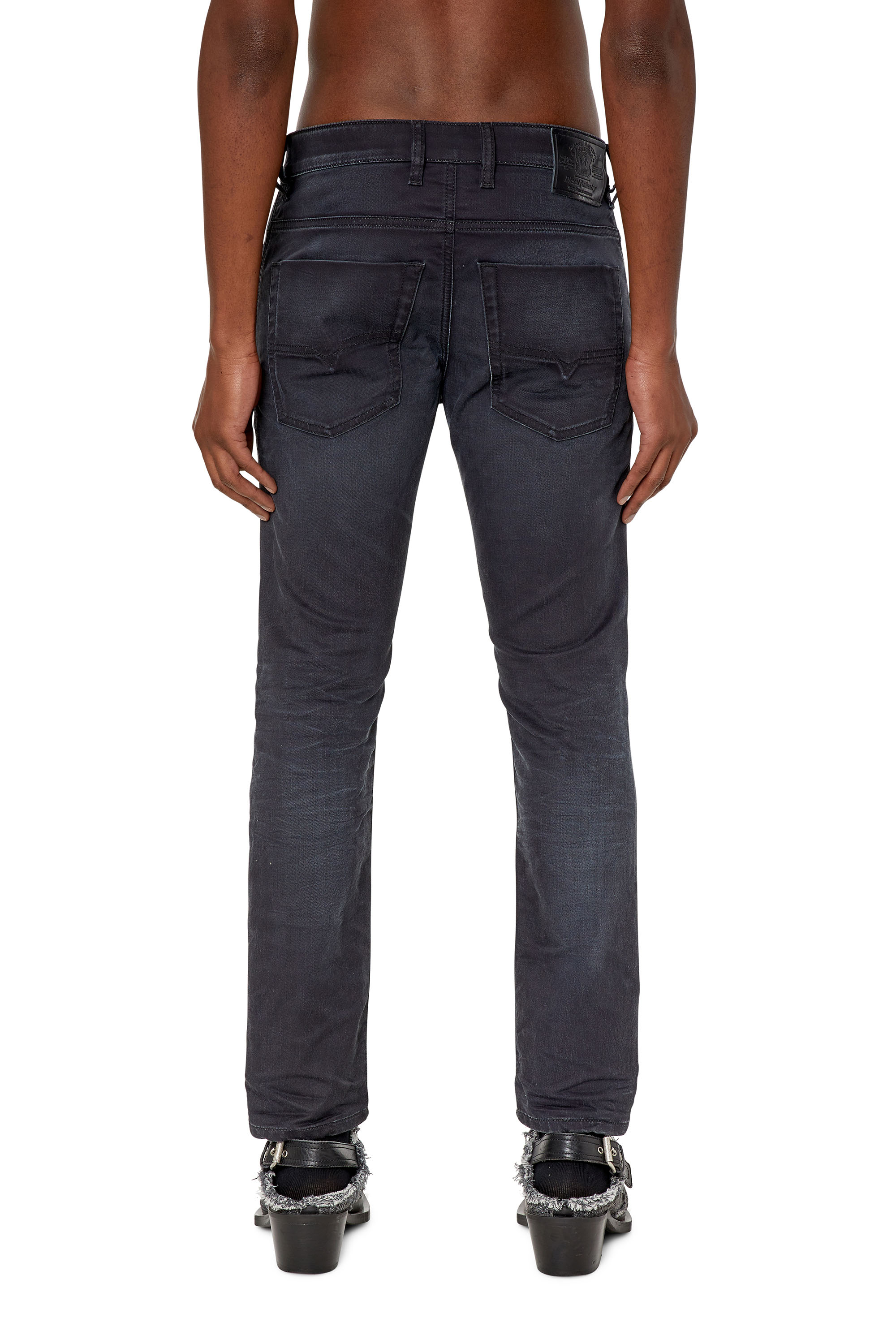 Diesel - Krooley JoggJeans® 068CQ Tapered, Black/Dark grey - Image 2