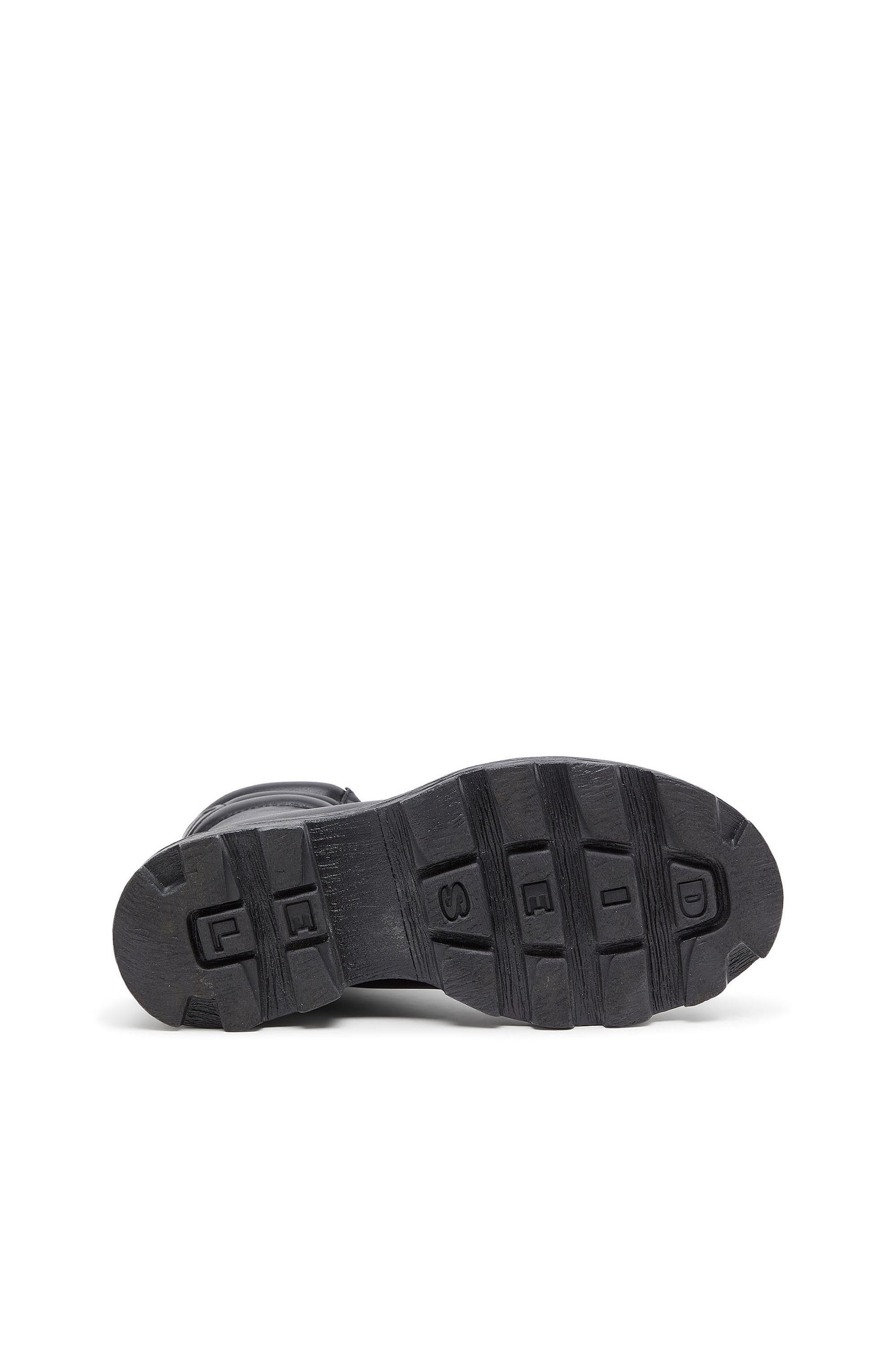 Diesel - D-HAMMER LACE UP, Man's D-Hammer - Combat boots in leather in Black - 4