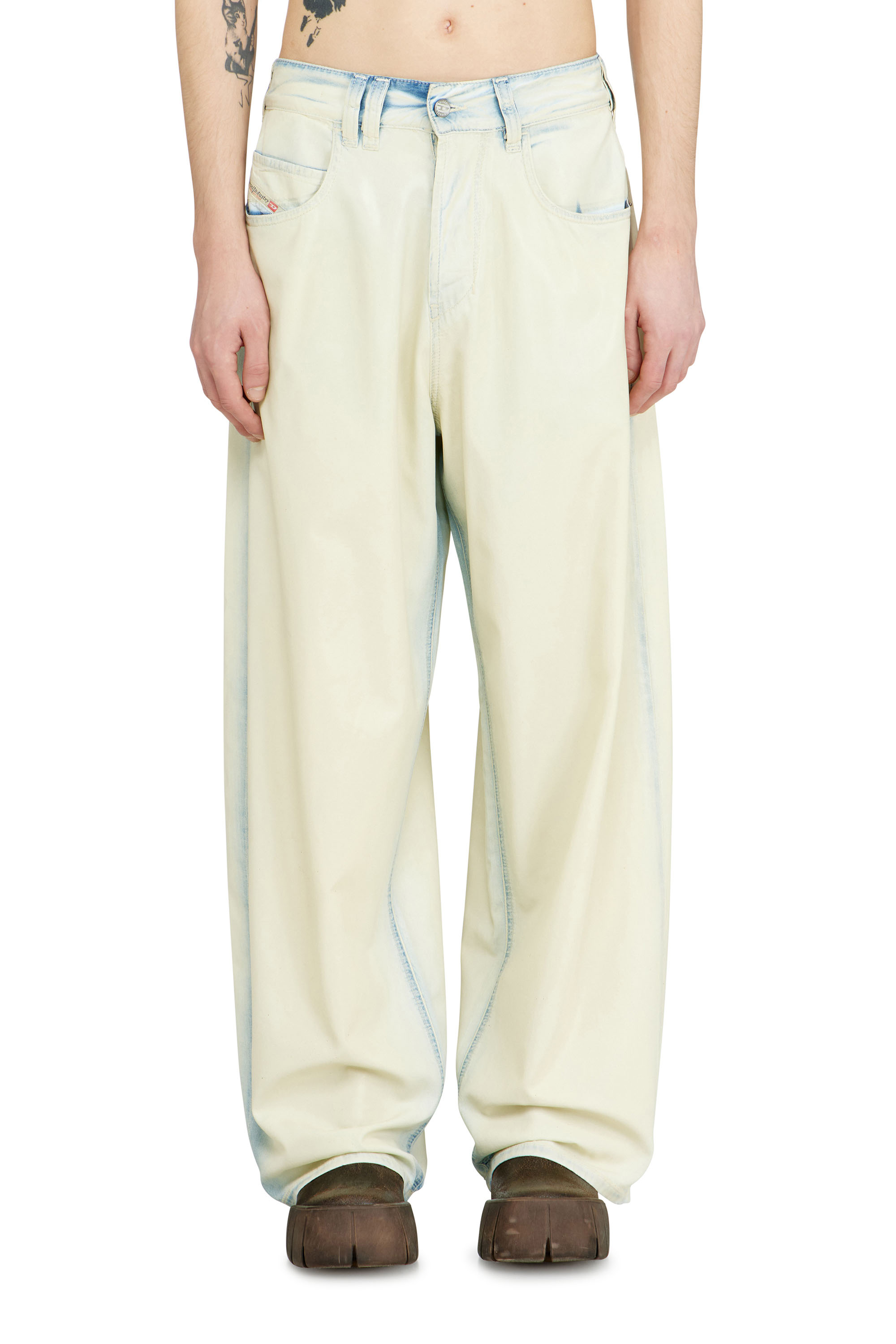 Diesel - Unisex's Relaxed Jeans 1997 D-Enim-M 068WD, Light Blue - 3