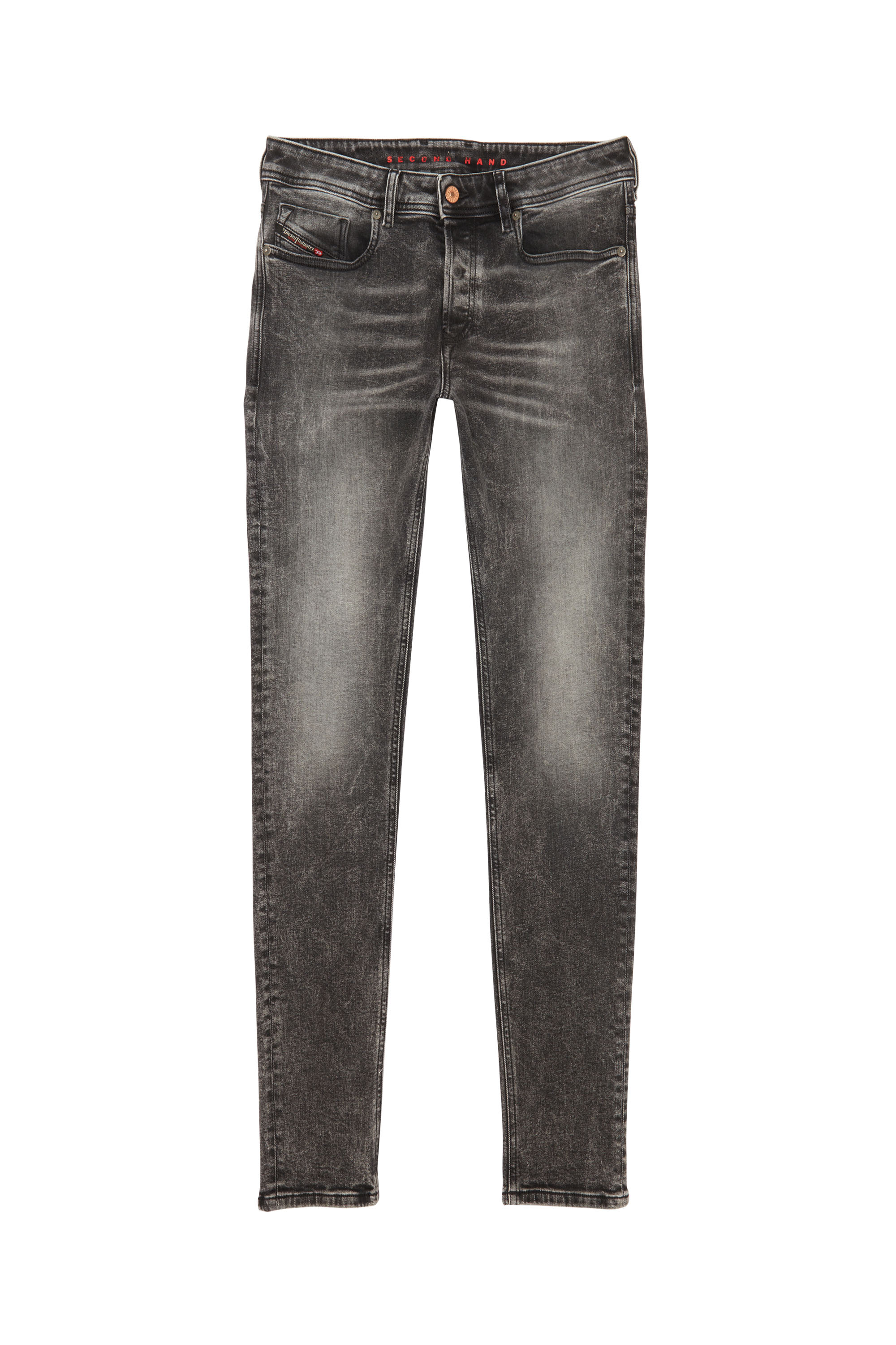 Diesel - SLEENKER-X, Man's Diesel Man - Jeans Black/Dark grey in Black/Dark grey - 1