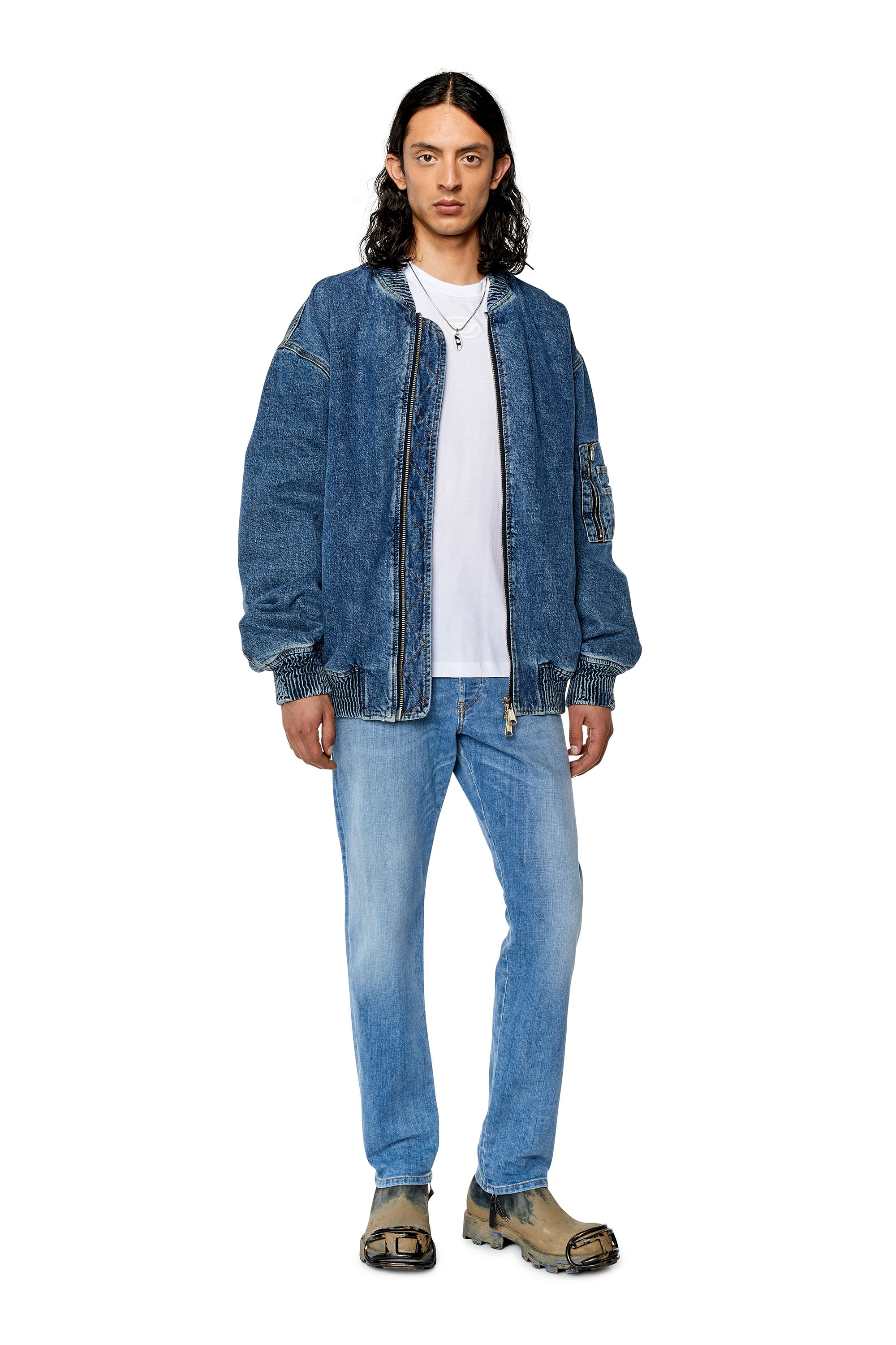 Men's Tapered Jeans | Light blue | Diesel D-Yennox
