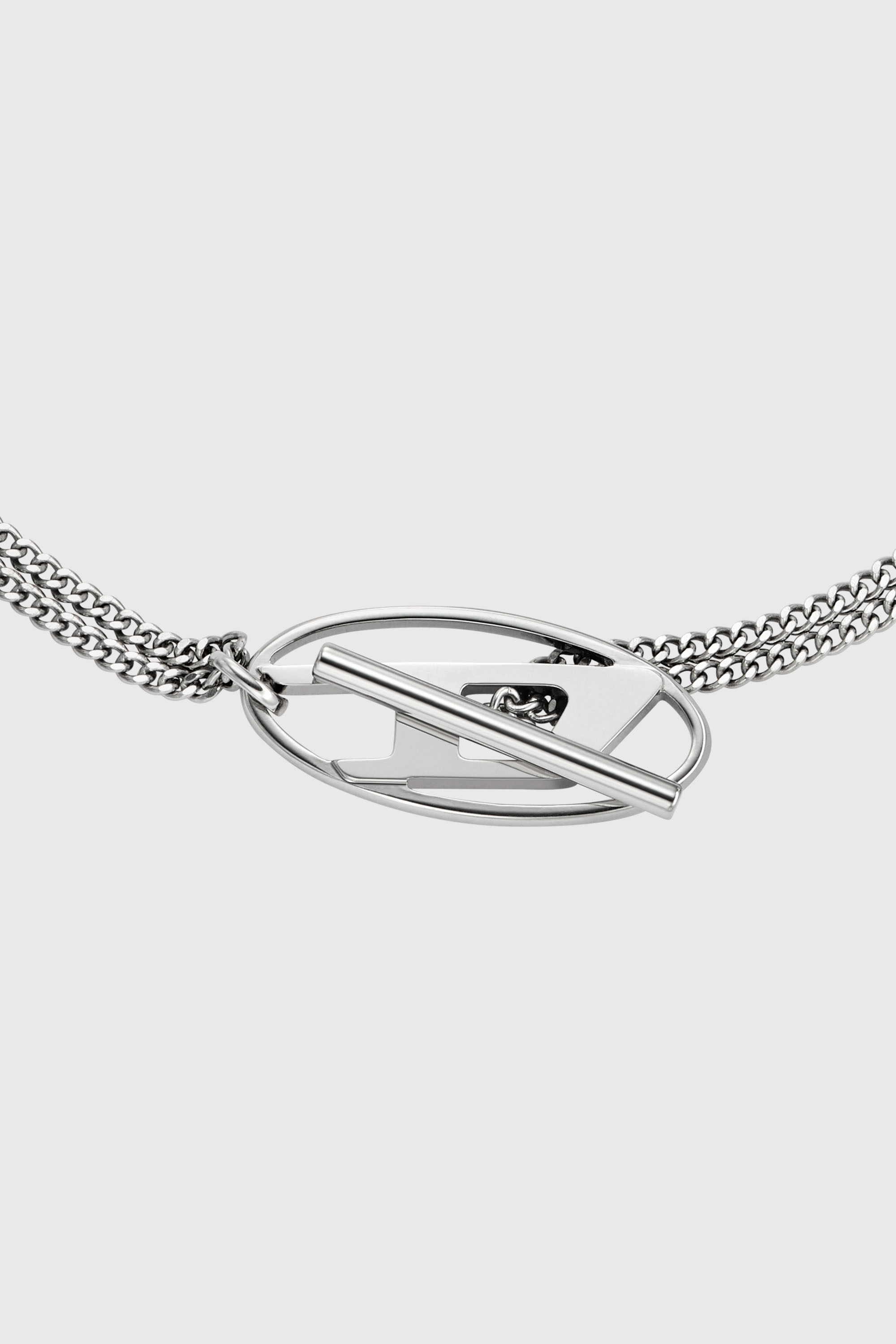 Diesel - DX1534040, Unisex's Stainless Steel Chain Necklace in Silver - 2