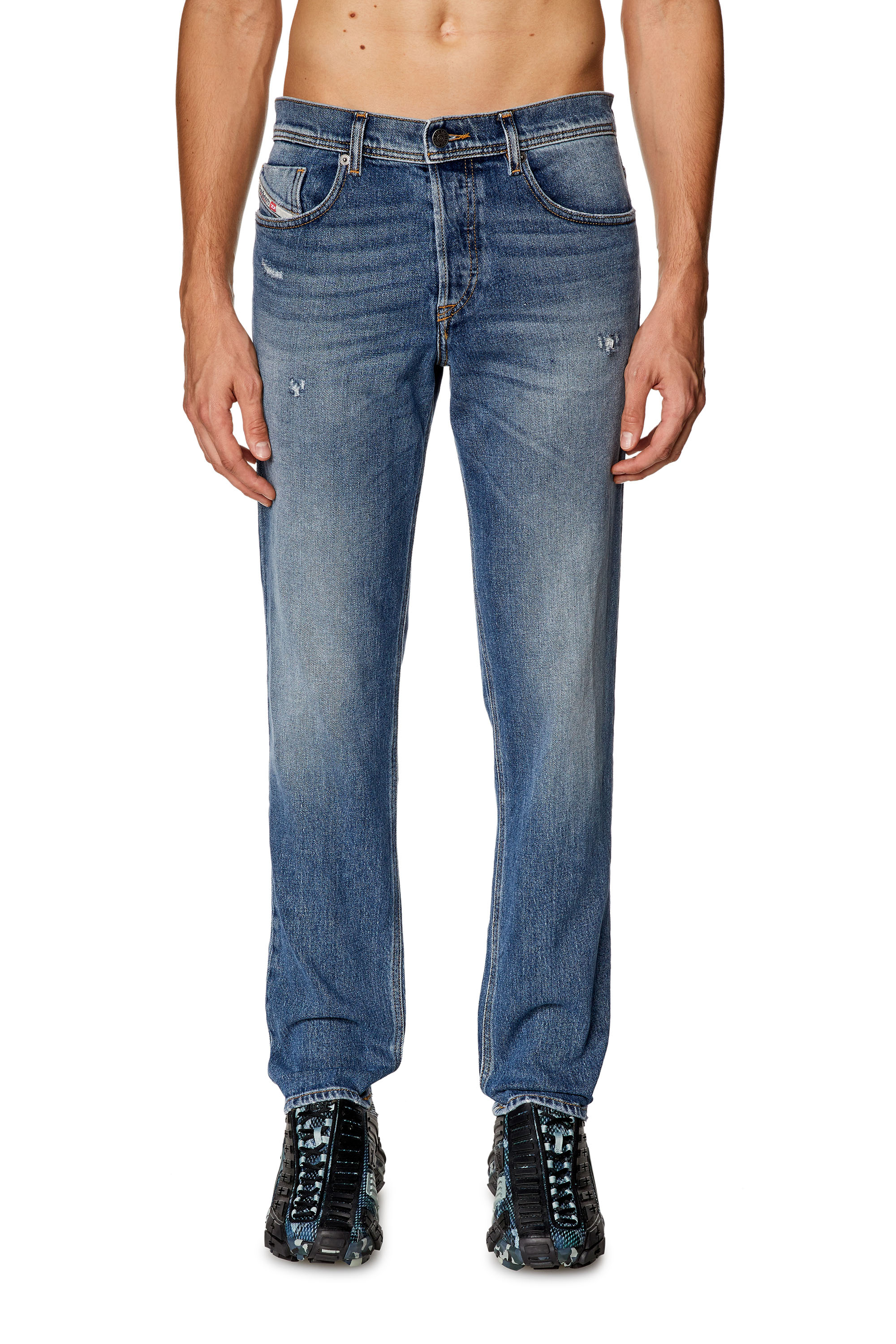 Diesel - Tapered Jeans 2023 D-Finitive 09I16, Medium blue - Image 2