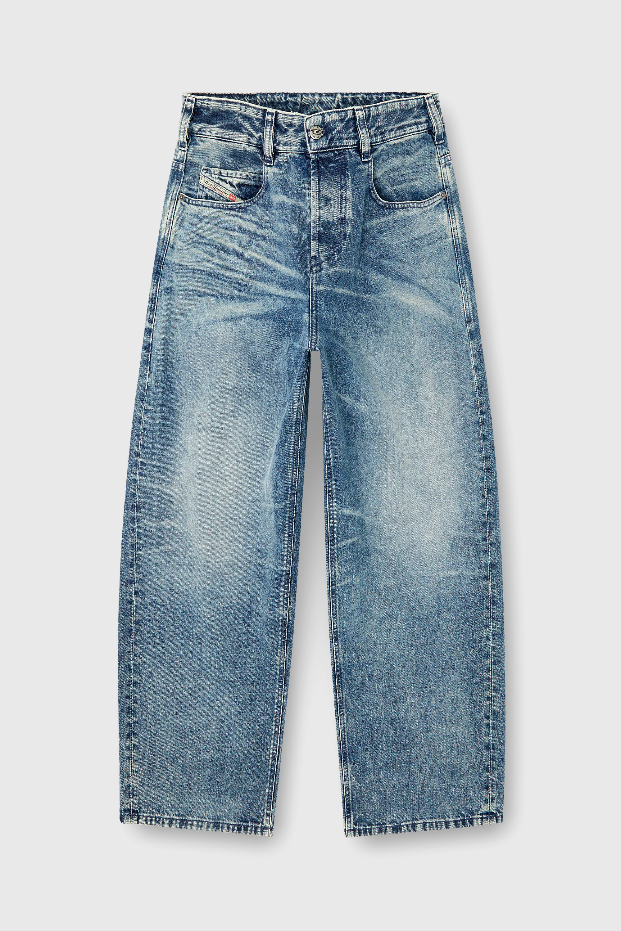 Diesel - Unisex's Relaxed Jeans 1997 D-Enim 007DA, Light Blue - 2