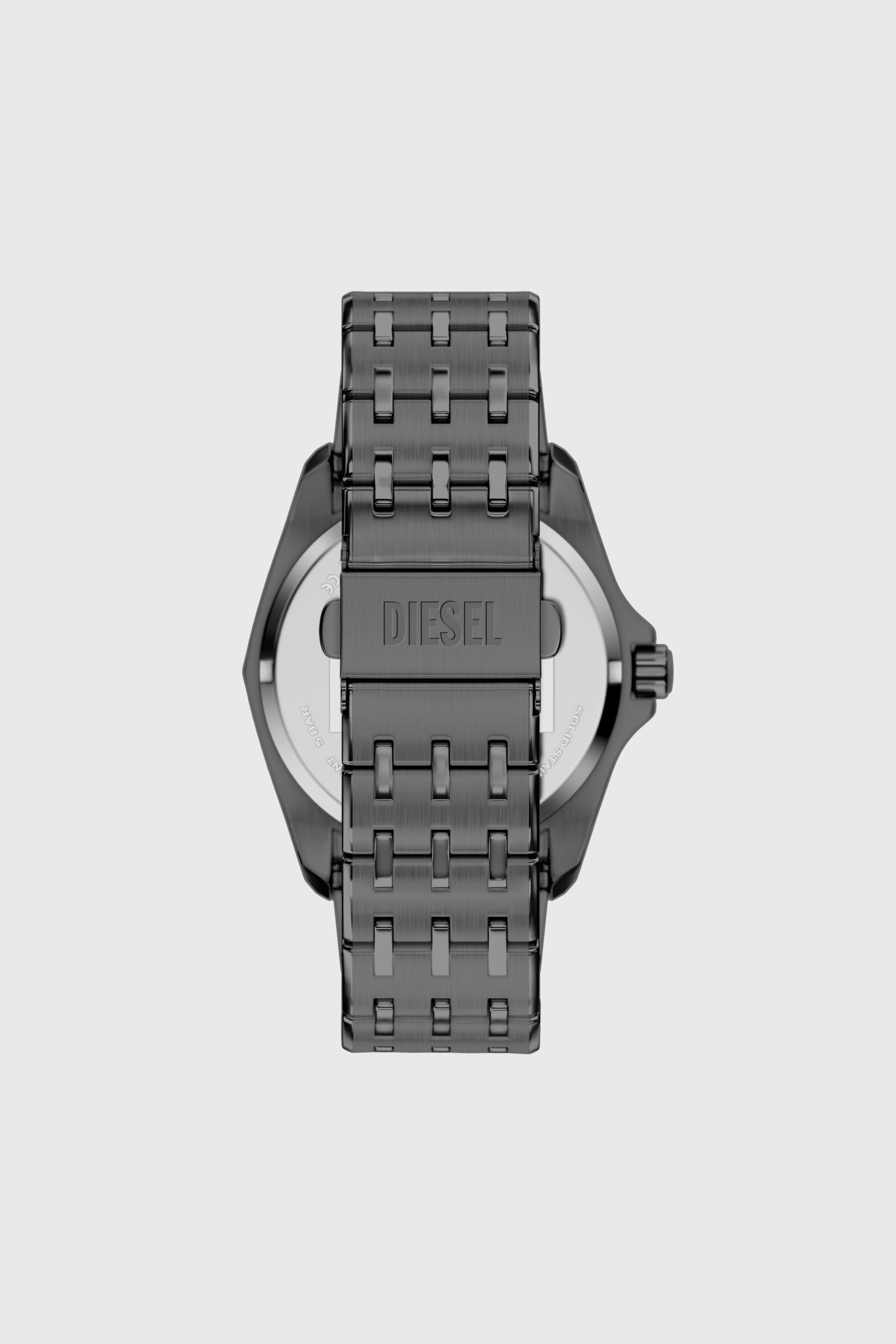 Diesel - DZ2238 WATCH, Man's Stinger gunmetal stainless steel watch in Dark grey - 2