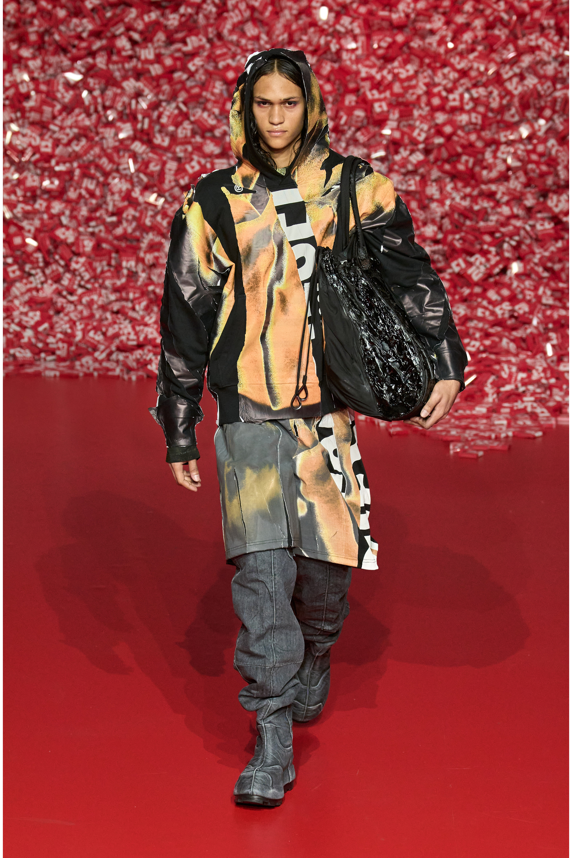Diesel - S-MAC-HOOD-M1, Black/Orange - Image 6