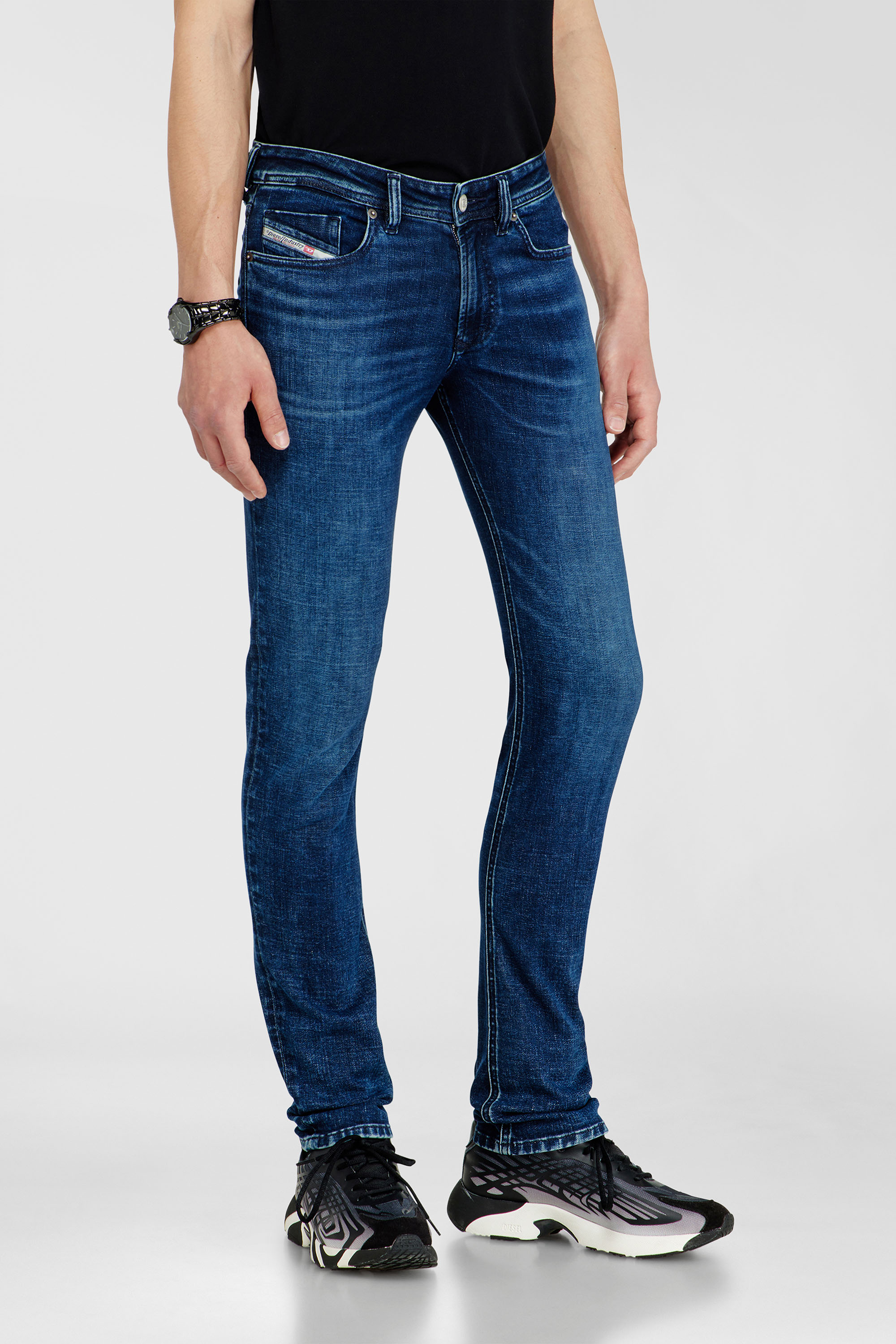 Diesel - Man's Skinny Jeans 1979 Sleenker 0KBBD, Dark Blue - 7