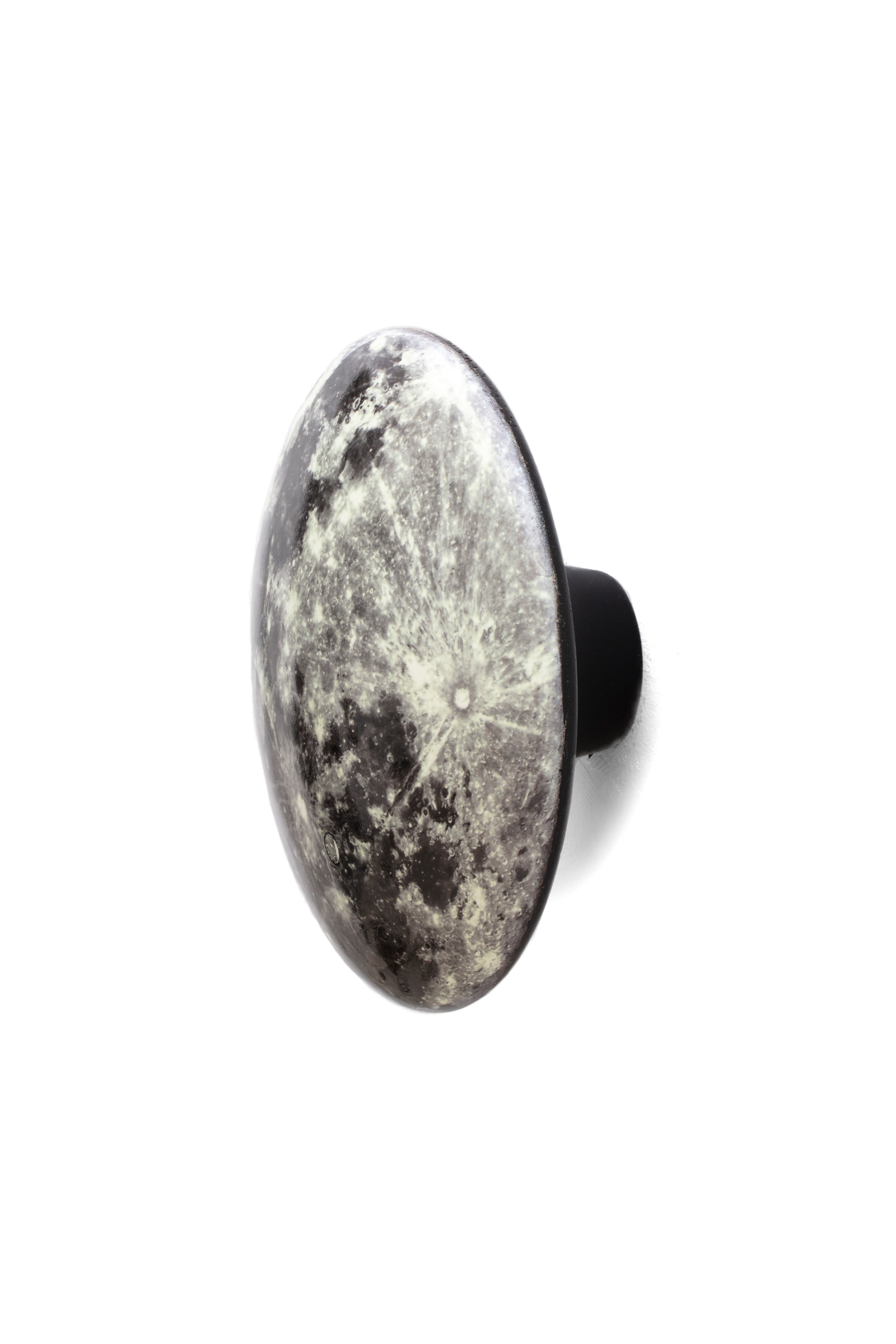 Diesel - 13229 Cosmic Diner, Unisex's Wood wall hanger "Cosmic diner"  - Moon in Grey - 2