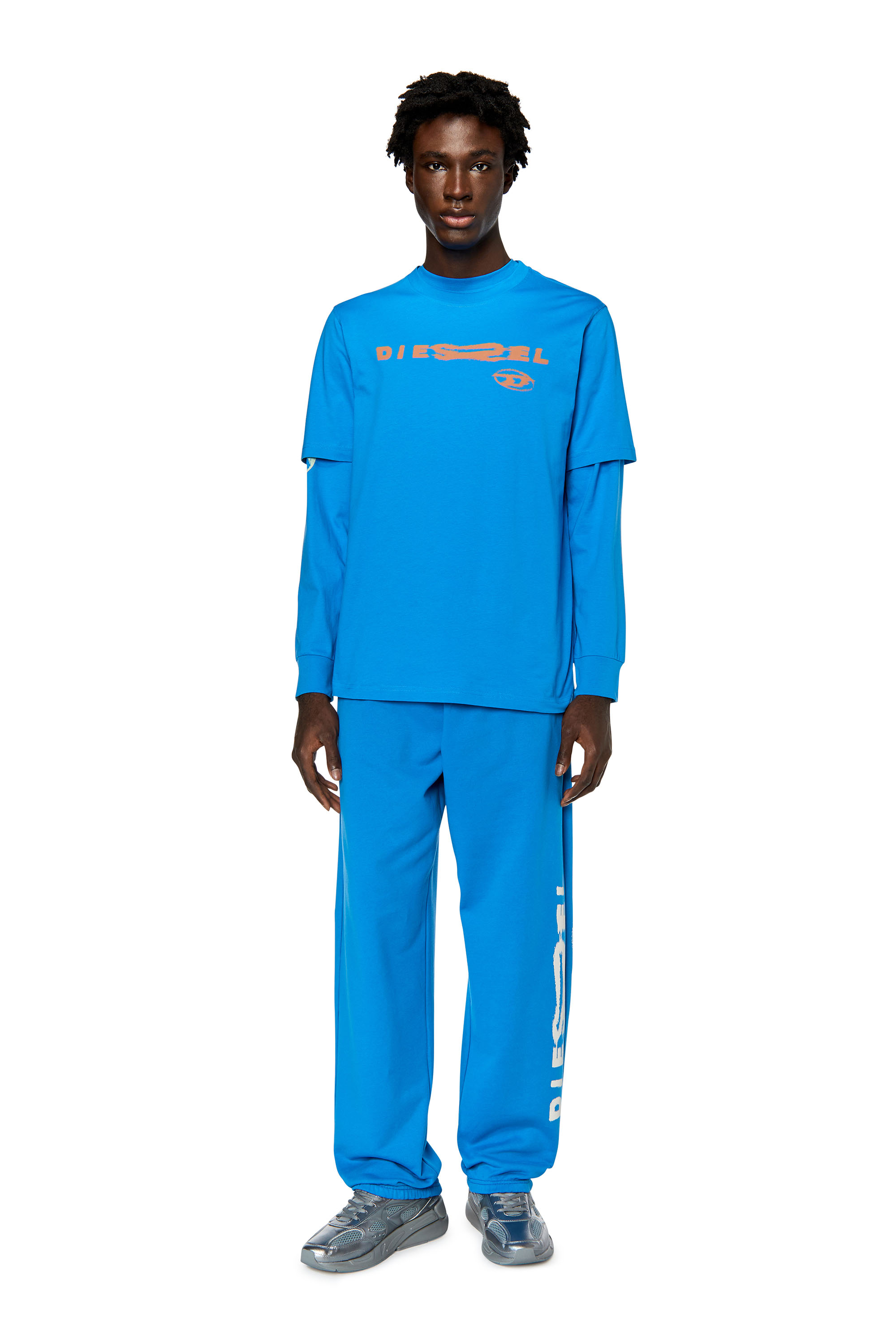 Diesel - T-JUST-LS-G3, Medium blue - Image 2