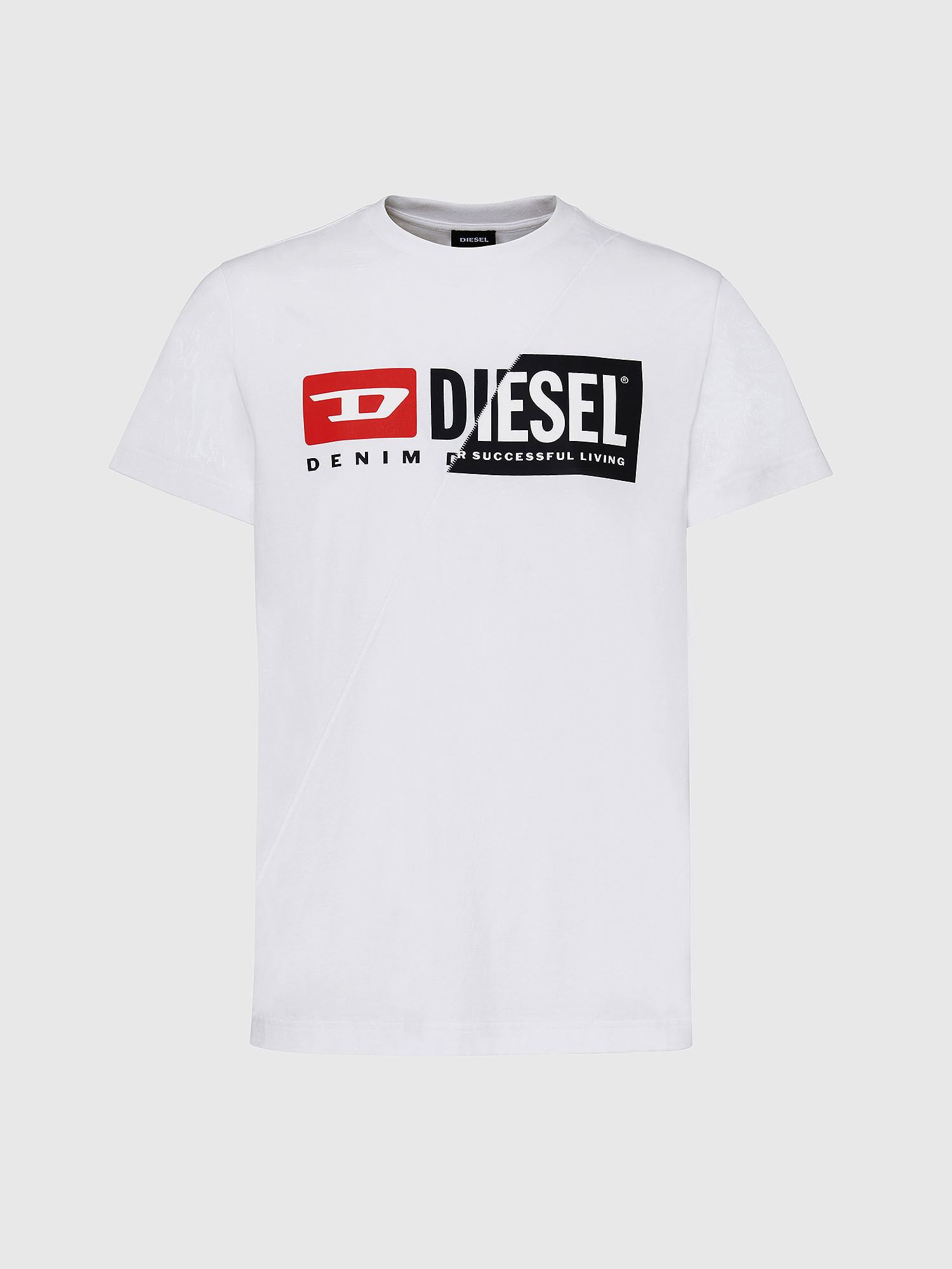 【DIESEL】T-DIEGO-CUTY T-shirt Tシャツ T-DIEGO-CUTY Man: T-shirt with dual logo print | Diesel