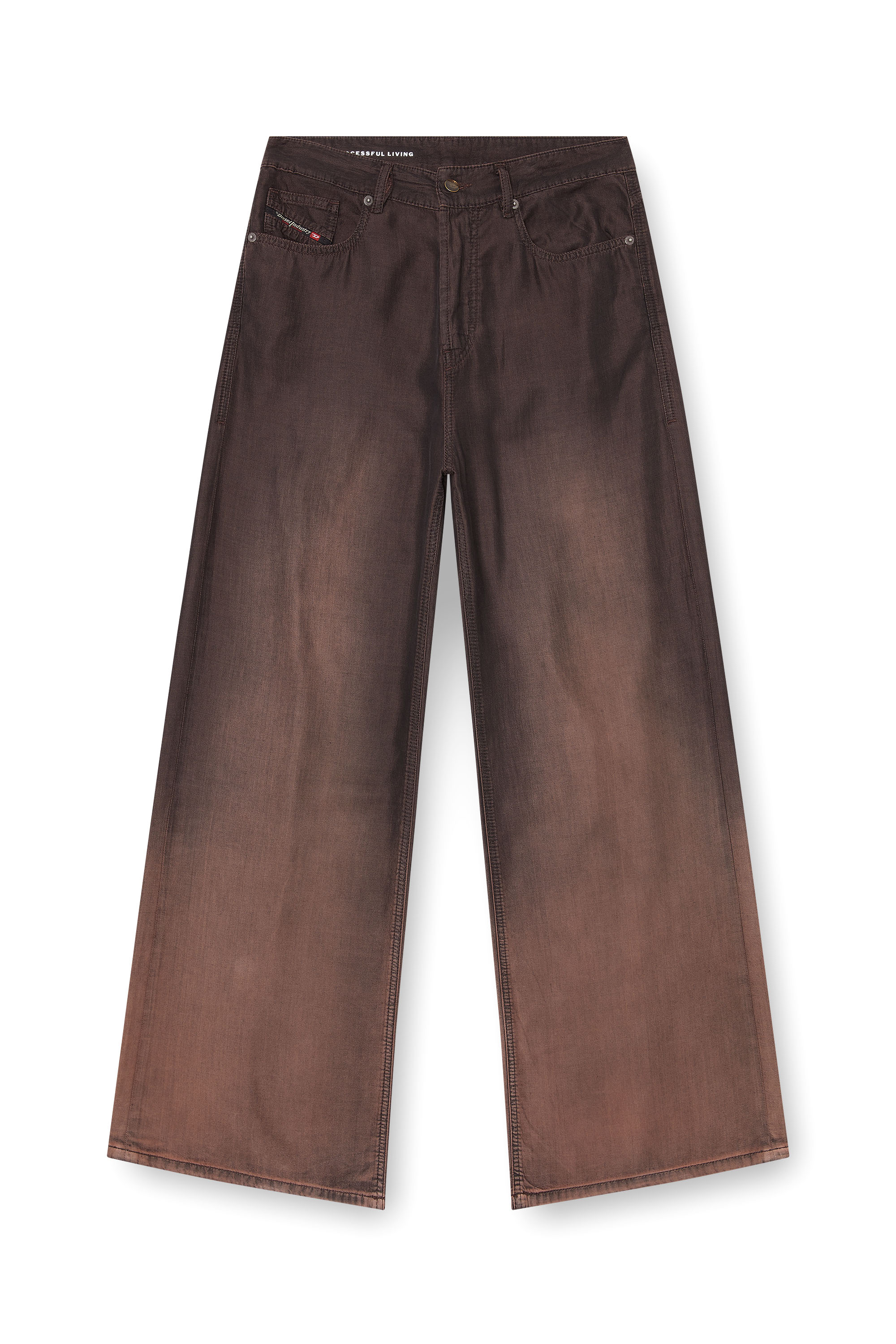 Diesel - Woman's Relaxed Jeans 1996 D-Sire 068YF, Brown - 6