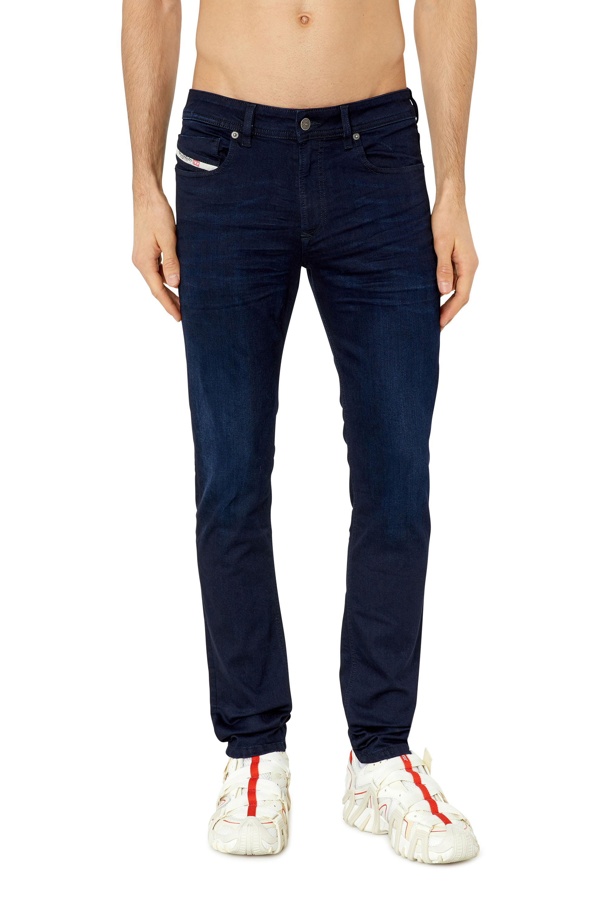 Diesel - 1979 Sleenker E095X Skinny Jeans, Dark Blue - Image 1