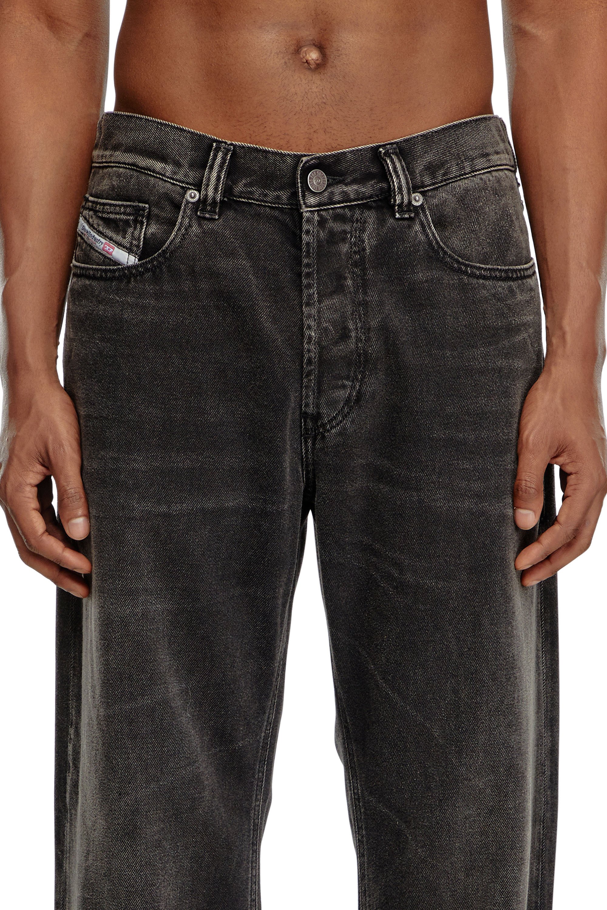 Diesel - Man Straight Jeans 2010 D-Macs 09J96, Black/Dark grey - Image 5