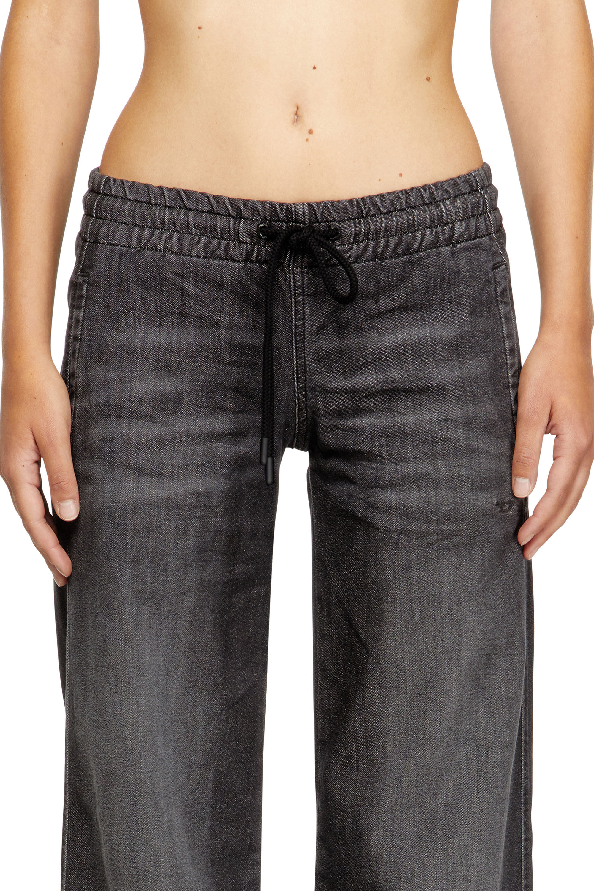 Relaxed 2078 D-Ainty Joggjeans® 09M66, Black/Dark grey Diesel - Woman's Relaxed 2078 D-Ainty Joggjeans® 09M66, Black/Dark grey - 5