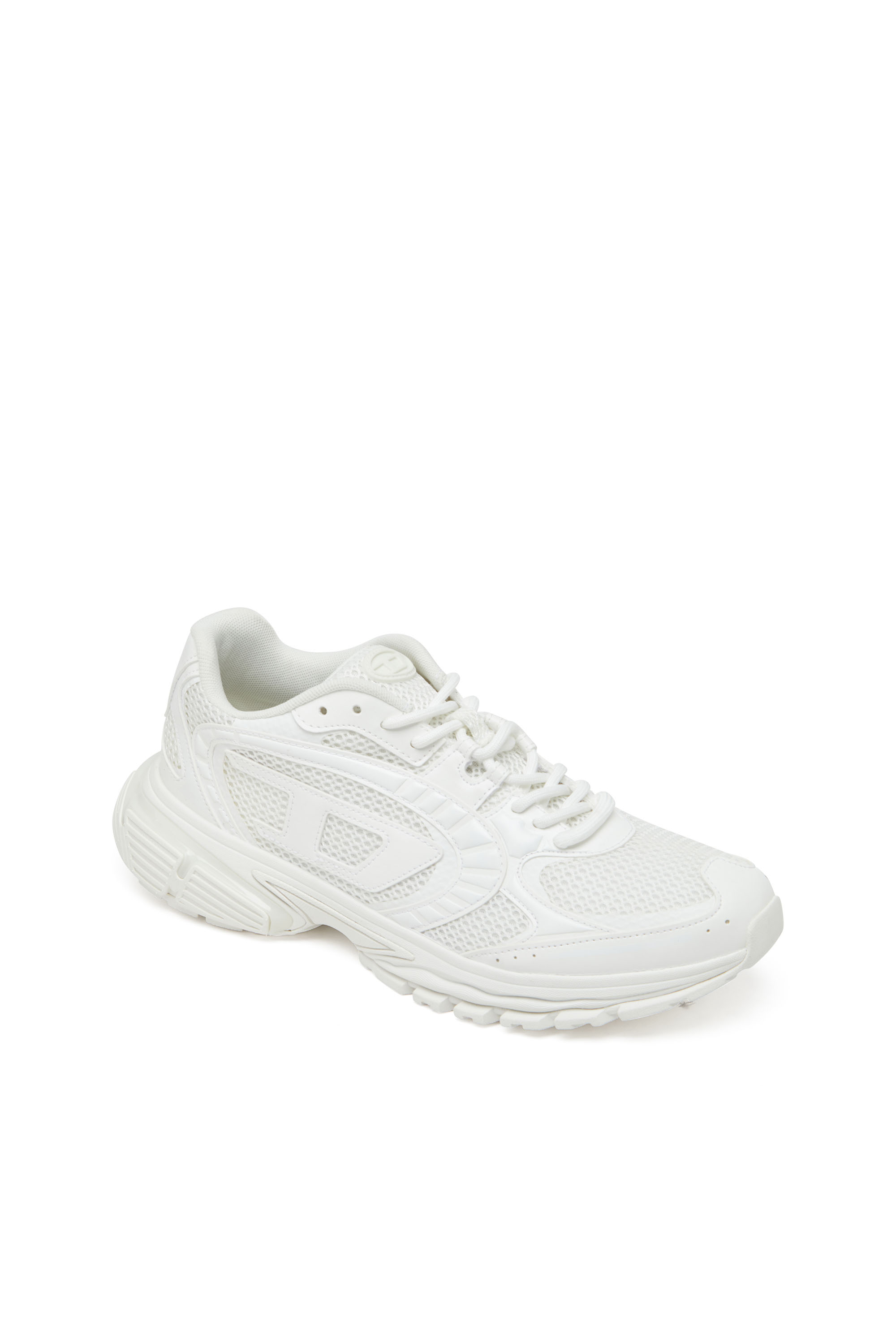 Diesel - S-PRO-V-DENSE LOW, Man's S-Pro-V-Dense-Mesh sneakers with Oval D logo in White - 6