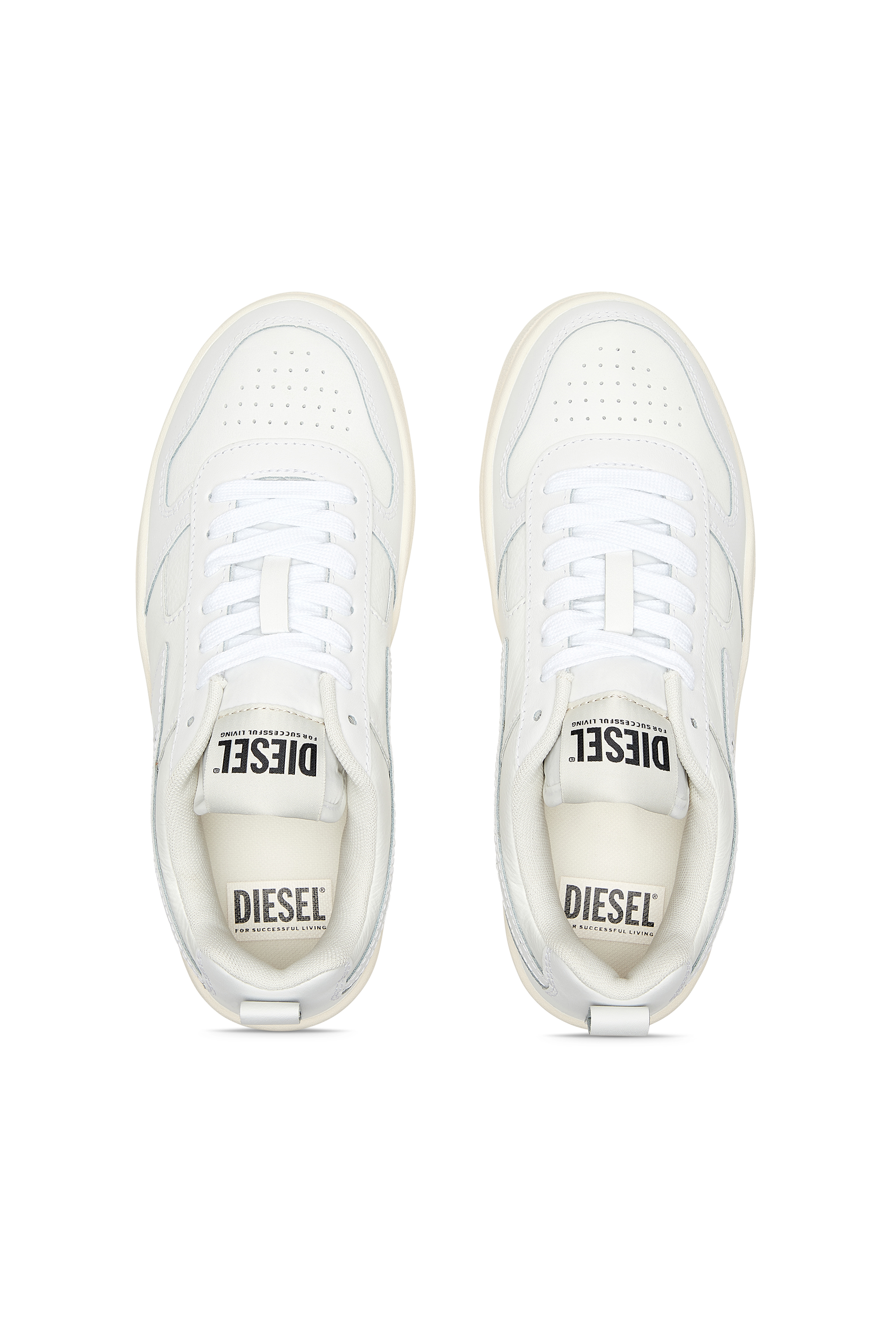 Diesel - S-UKIYO V2 LOW W, Woman S-Ukiyo V2 Low W - Low-top sneakers with D branding in White - Image 5