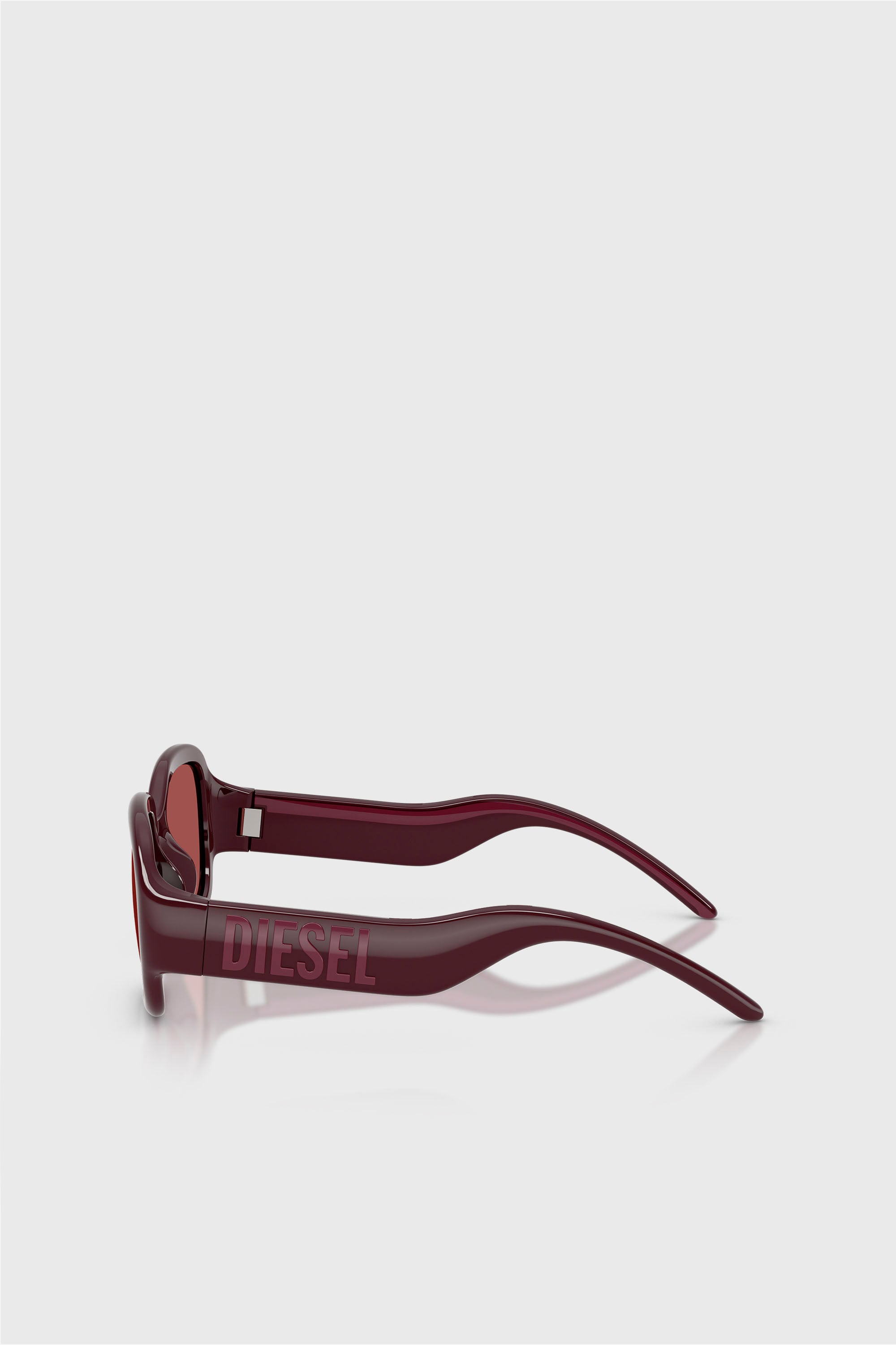 Diesel - 0DL3023U, Unisex's Pillow Sunglasses in Burgundy - 2