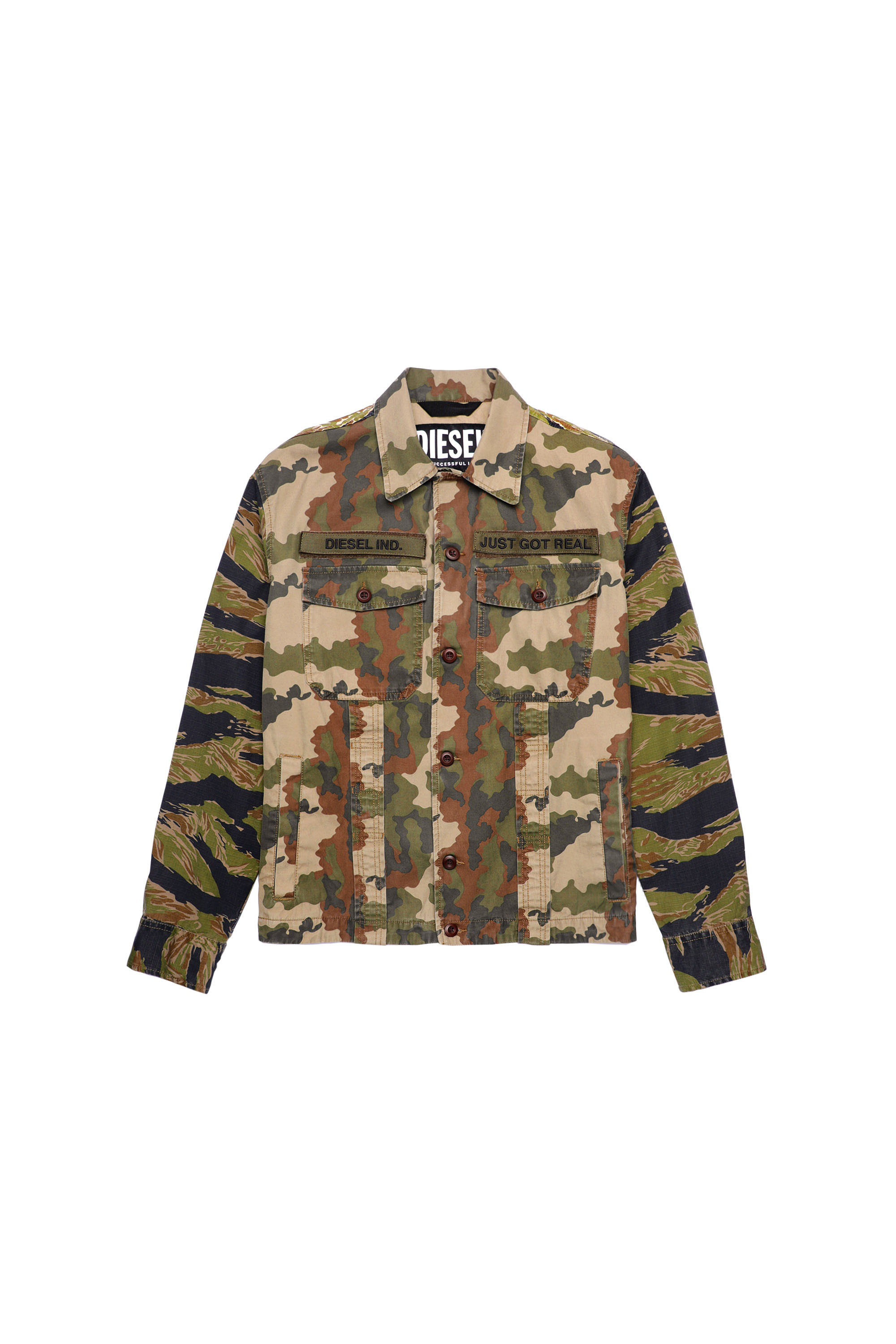 J-FULLER-CMF, Military Green - Jackets