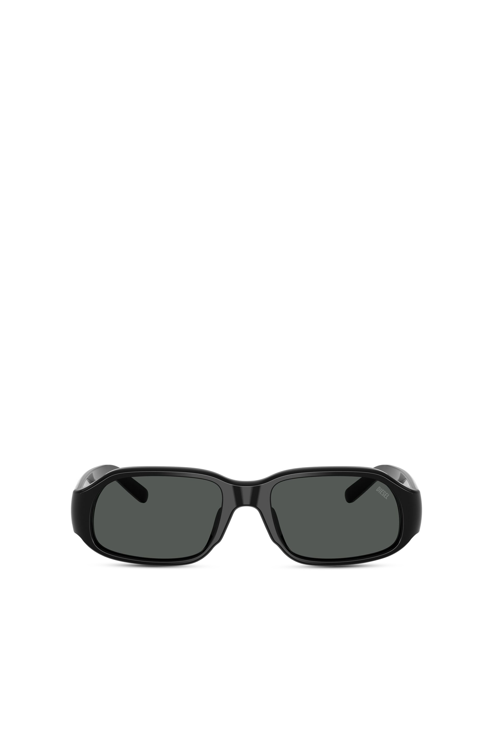Diesel - 0DL2009U, Unisex's Rectangle sunglasses in Black - 2
