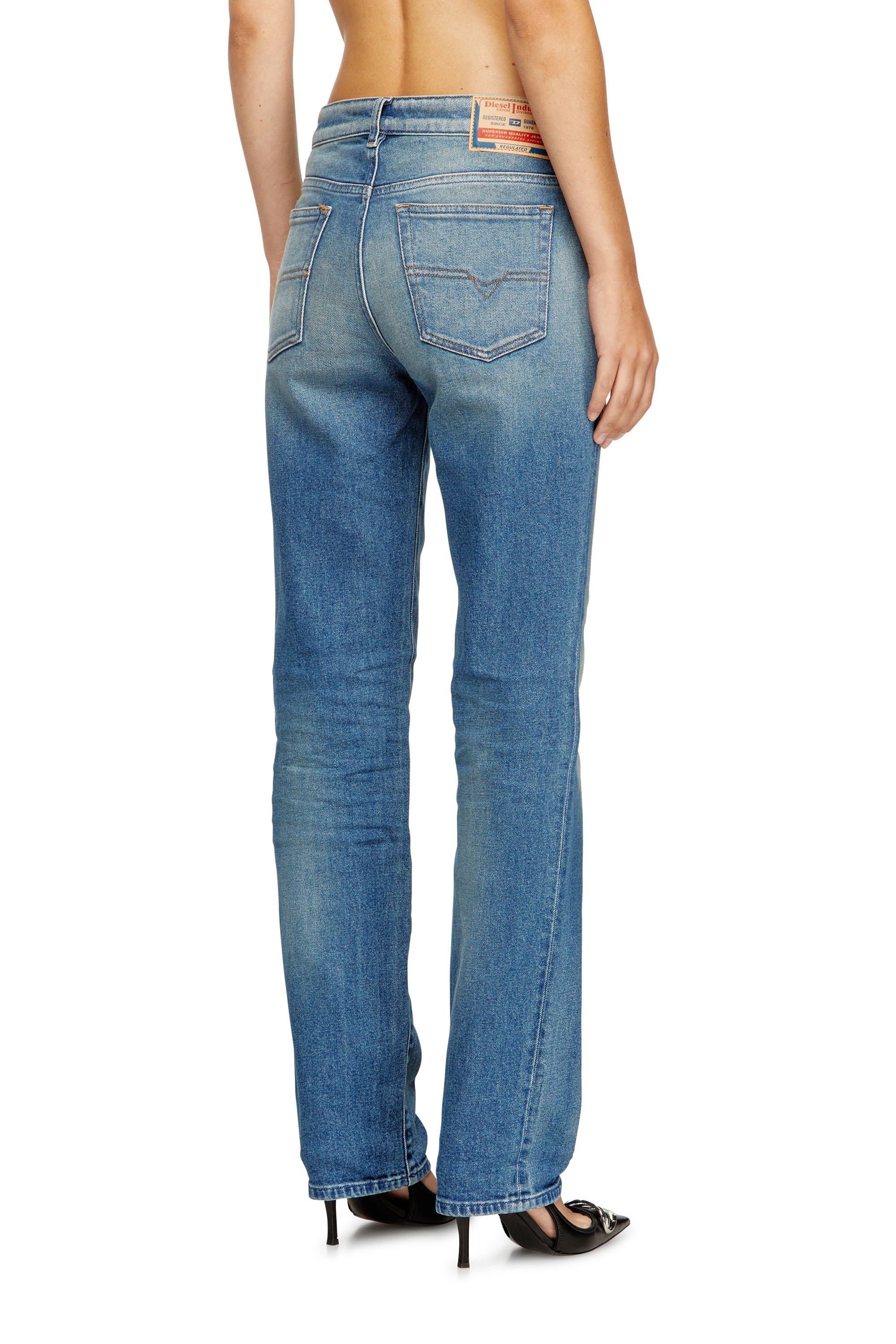 Diesel - Woman's Regular Jeans 1989 D-Mine 09M14, Medium blue - 4