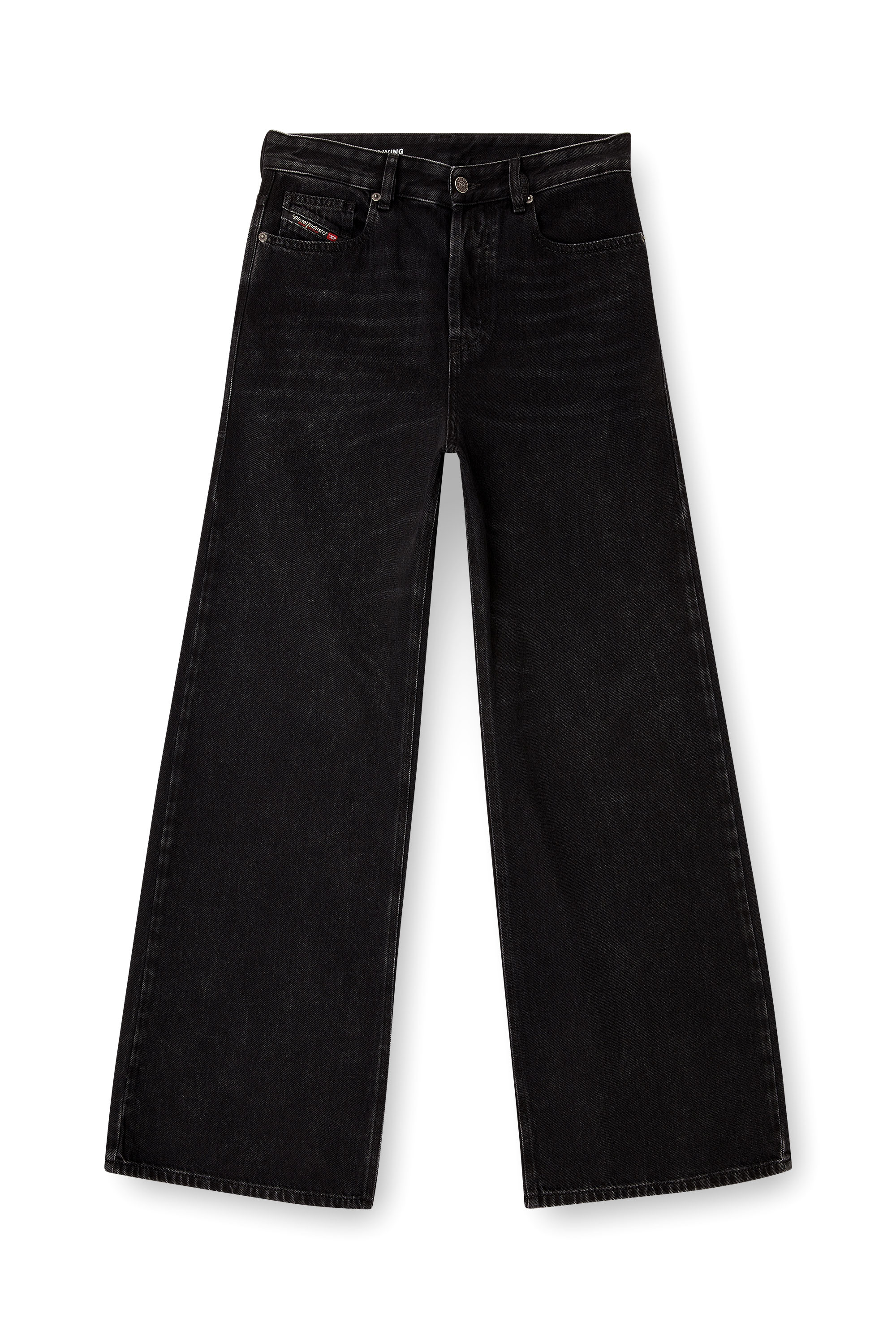 Diesel - Woman's Relaxed Jeans 1996 D-Sire 09P09, Black/Dark grey - 2