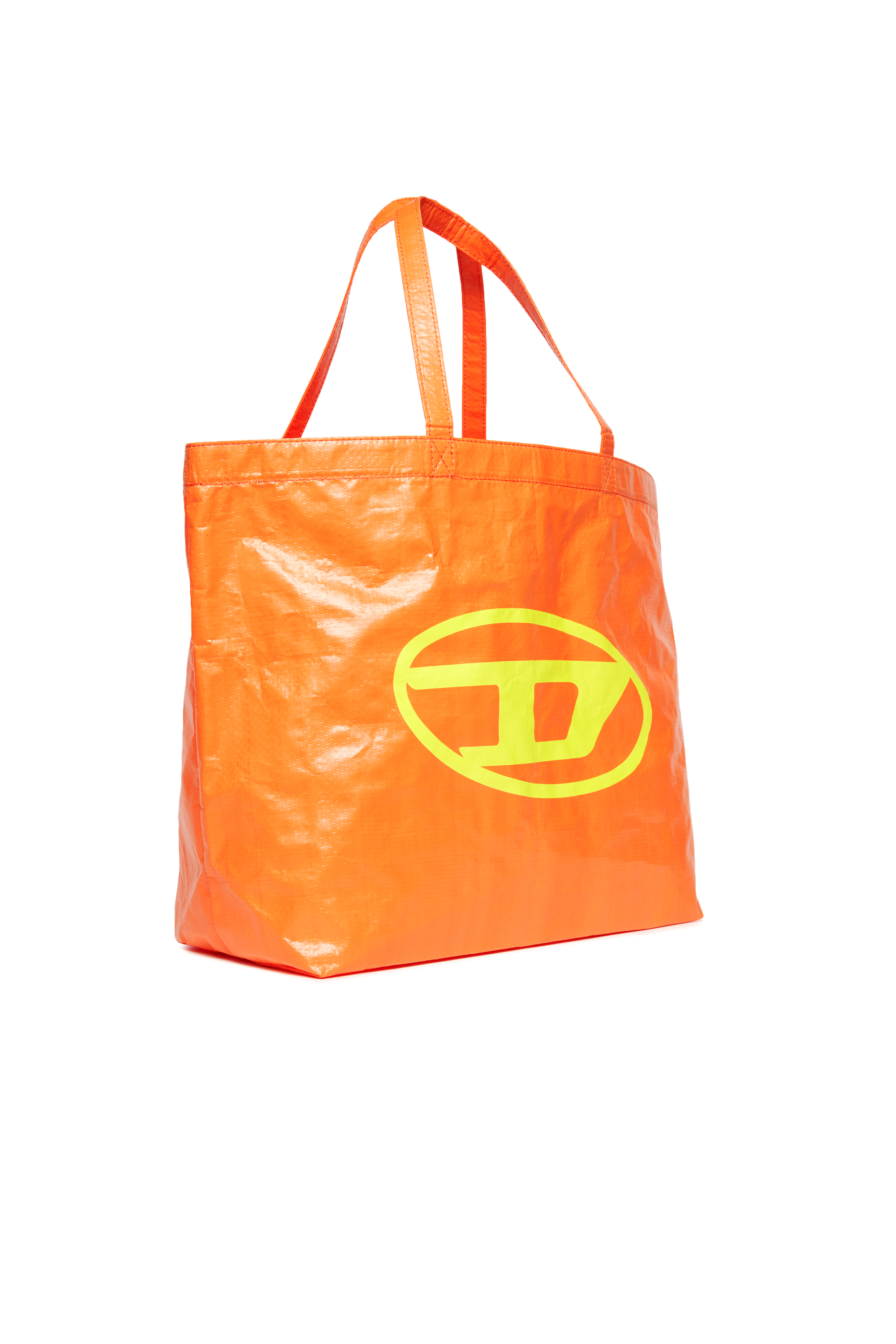 Diesel - WRITTEN, Woman's Beach bag with Oval D print in Orange - 3