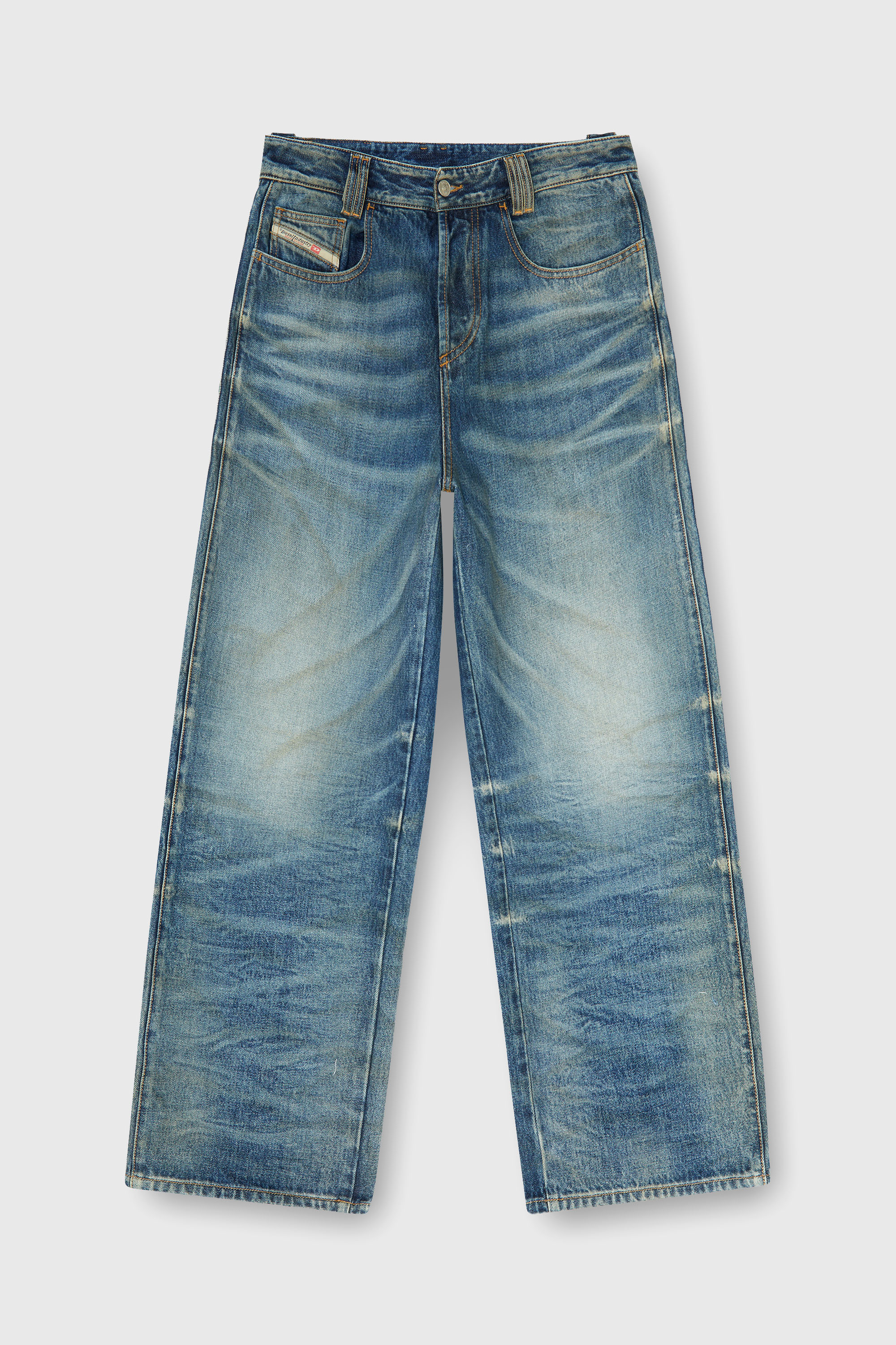 Diesel - Unisex's Relaxed Jeans 1982 D-Hakou 007GC, Medium blue - 6