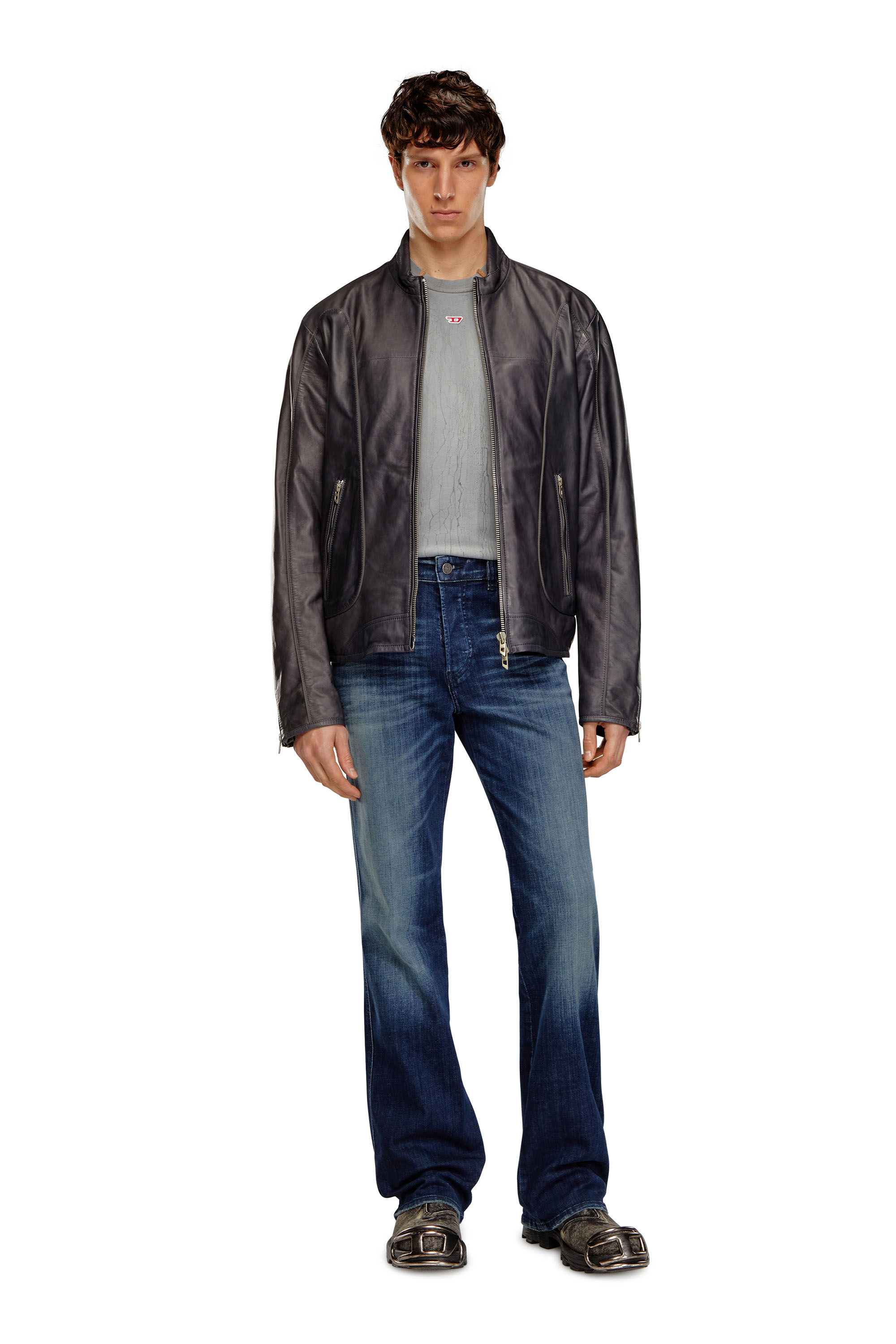 Bootcut Jeans 1998 D-Buck 09H35, Dark Blue Diesel - Man's Bootcut Jeans 1998 D-Buck 09H35, Dark Blue - 1
