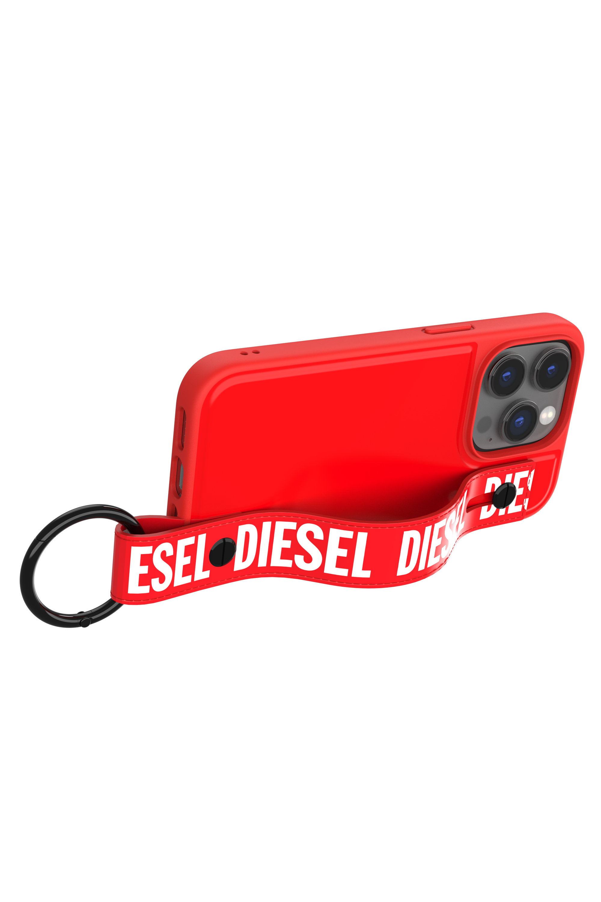 Diesel - 50287 MOULDED CASE, Unisex's Handstrap case for iPhone 14 Pro in Red - 5