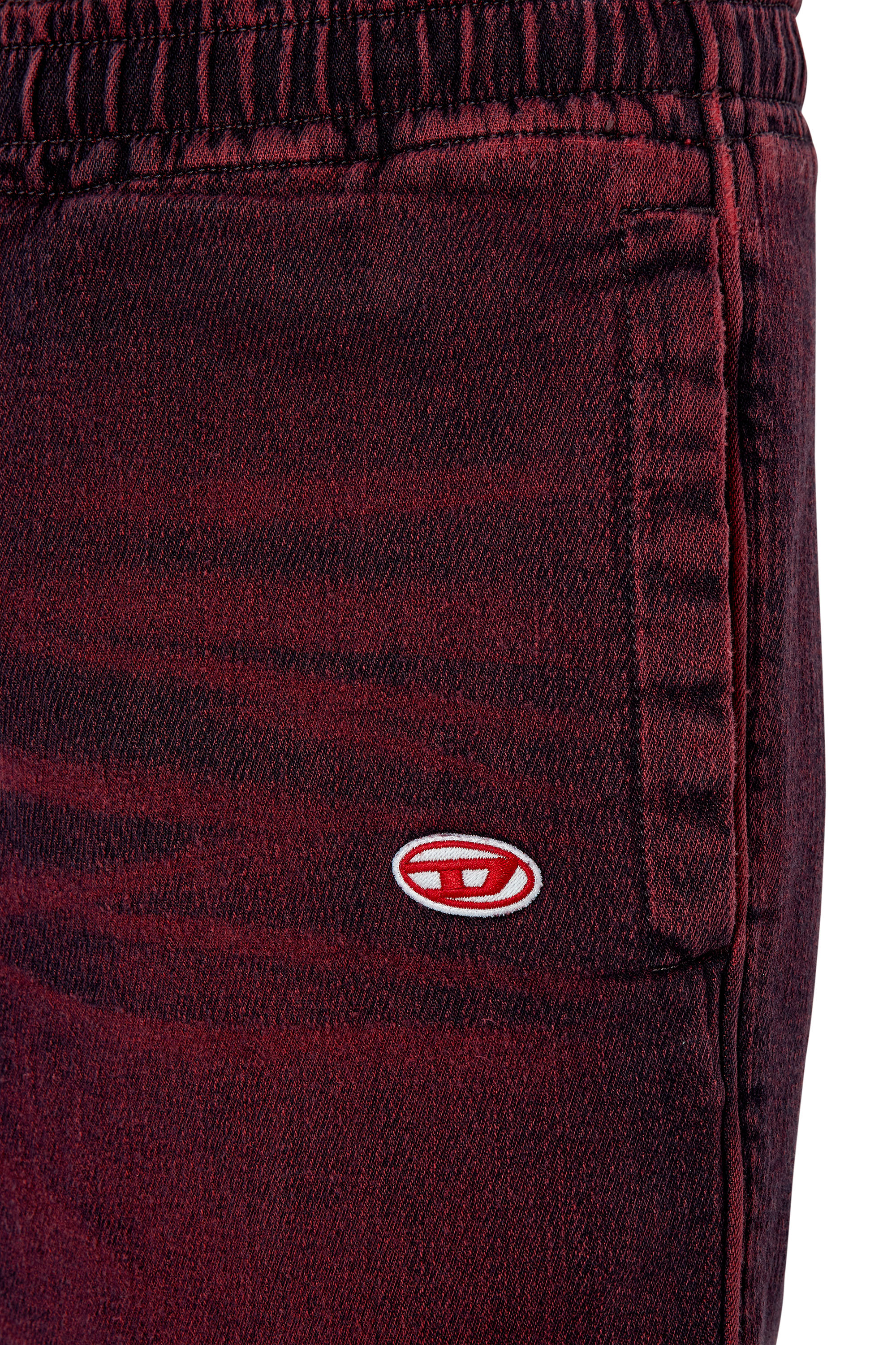 Diesel - D-Lab Track Denim 09G91 Tapered, Burgundy - Image 3