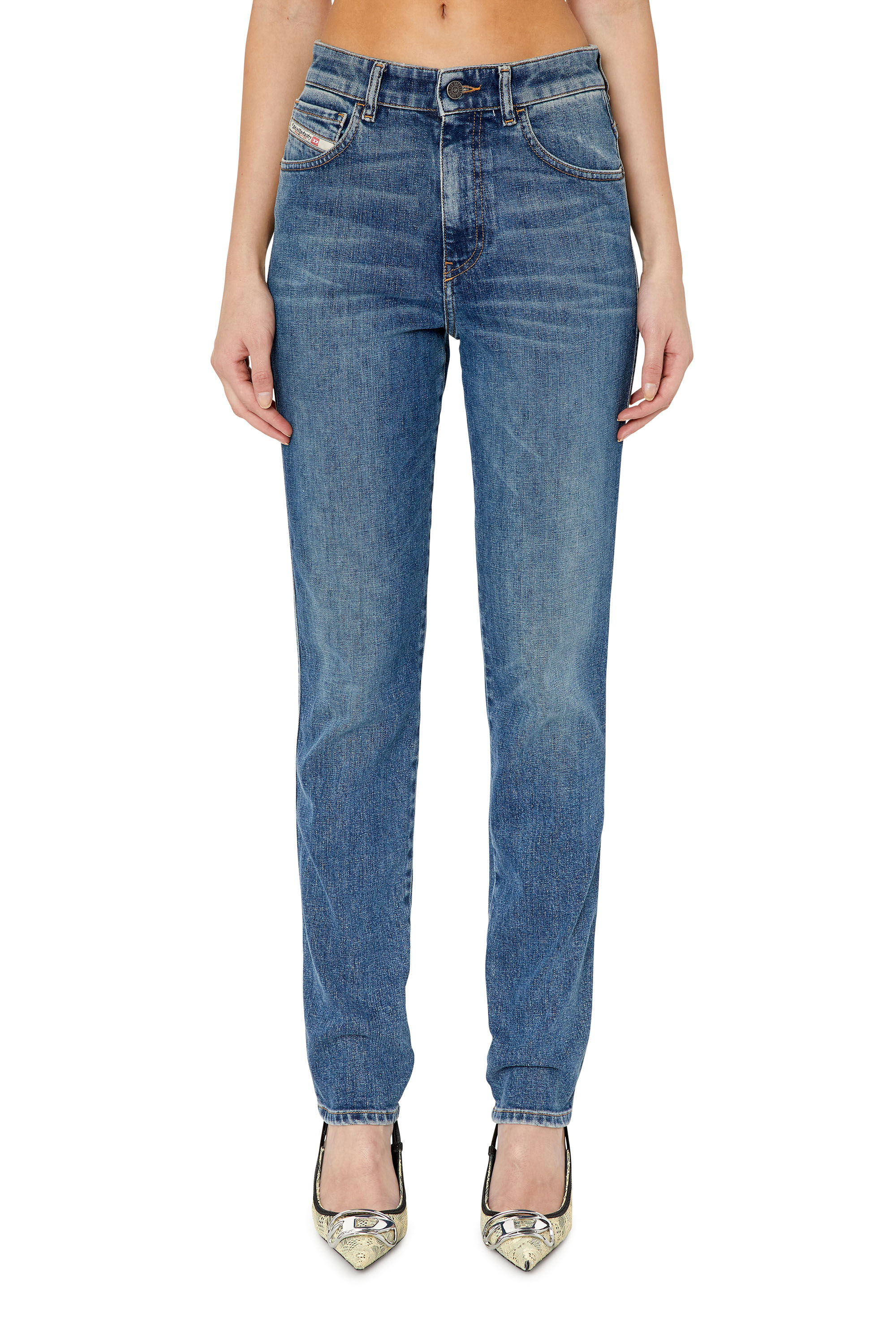 Diesel - 1994 09E72 Straight Jeans, Medium blue - Image 1