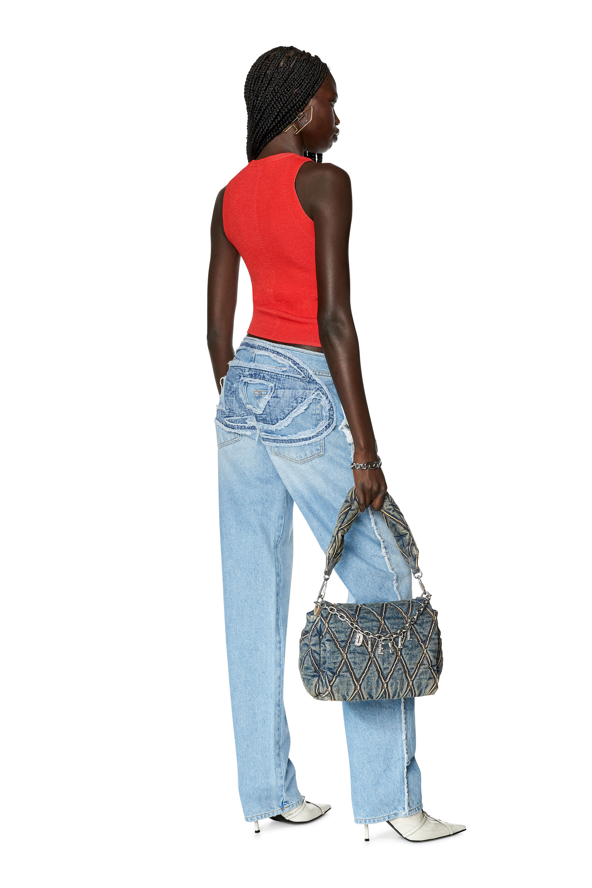 Diesel - D-Ark 0HLAC Straight Jeans, Light Blue - Image 5