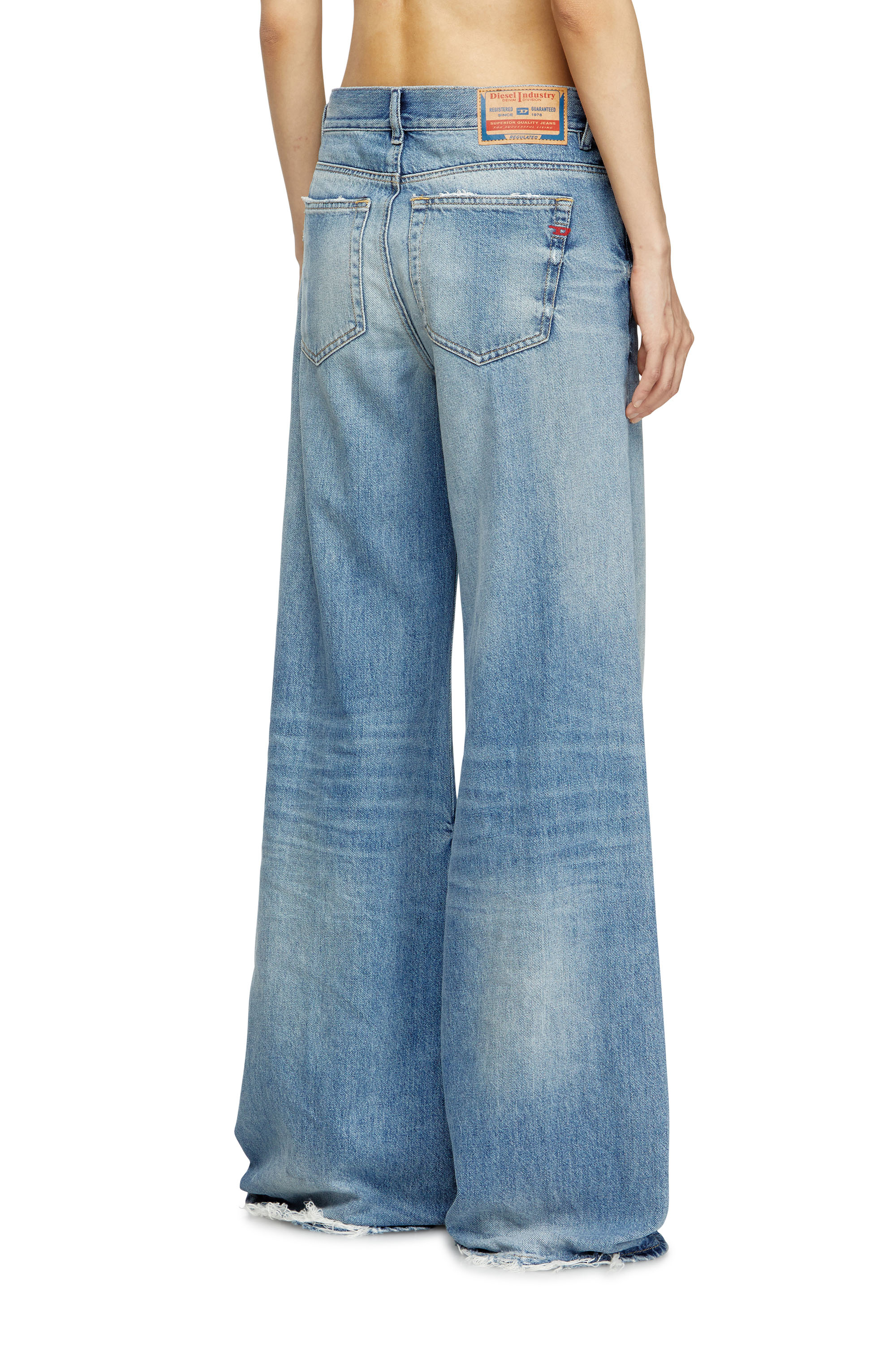 Diesel - Woman's Flare Jeans 1978 D-Akemi 09M07, Light Blue - 4