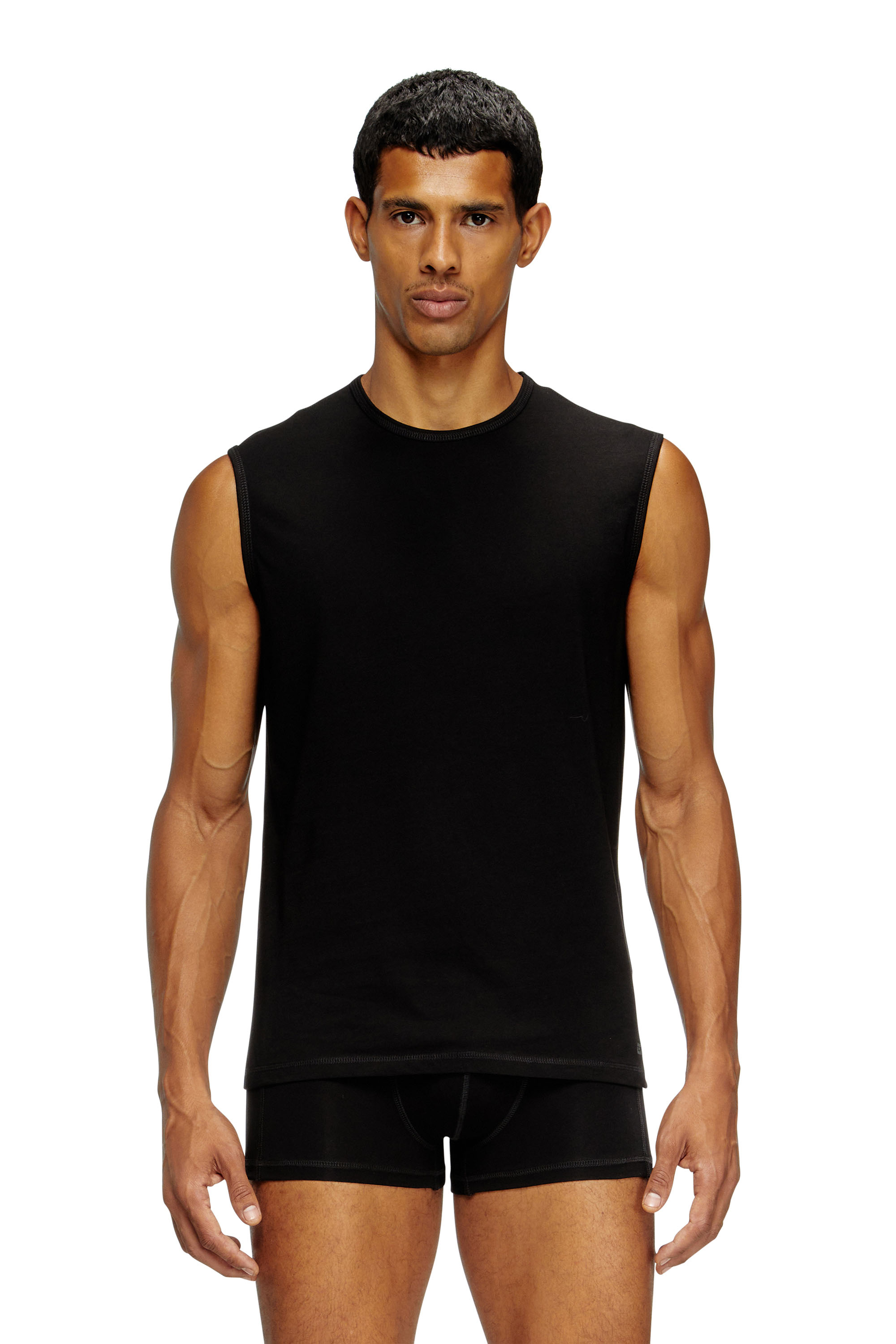 Diesel - TOM-UTLT-2PACK, Man's 2-pack tank top in Black - 2