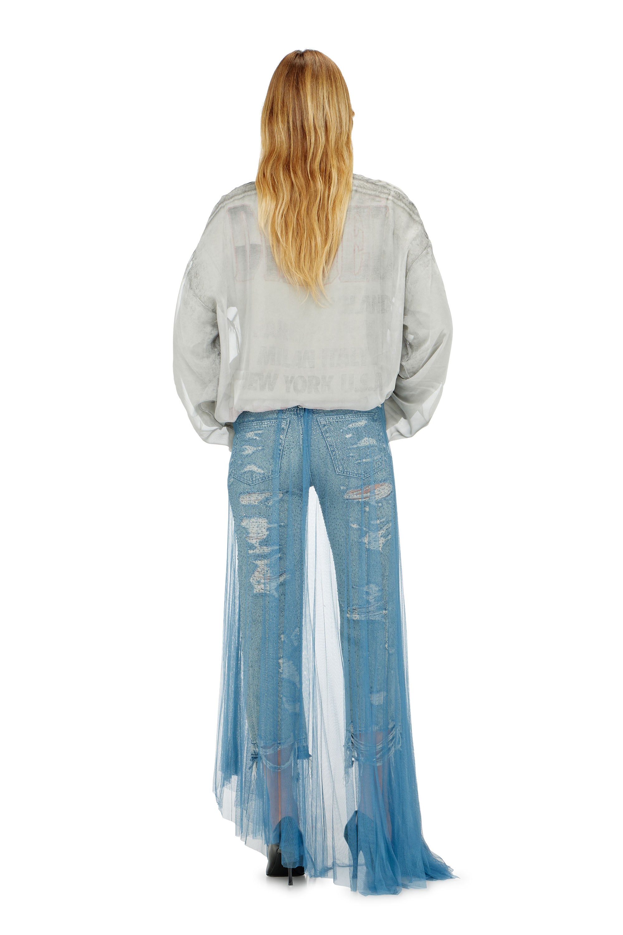 Diesel - Woman's Regular Jeans D-Aisi 0DBER, Medium blue - 3