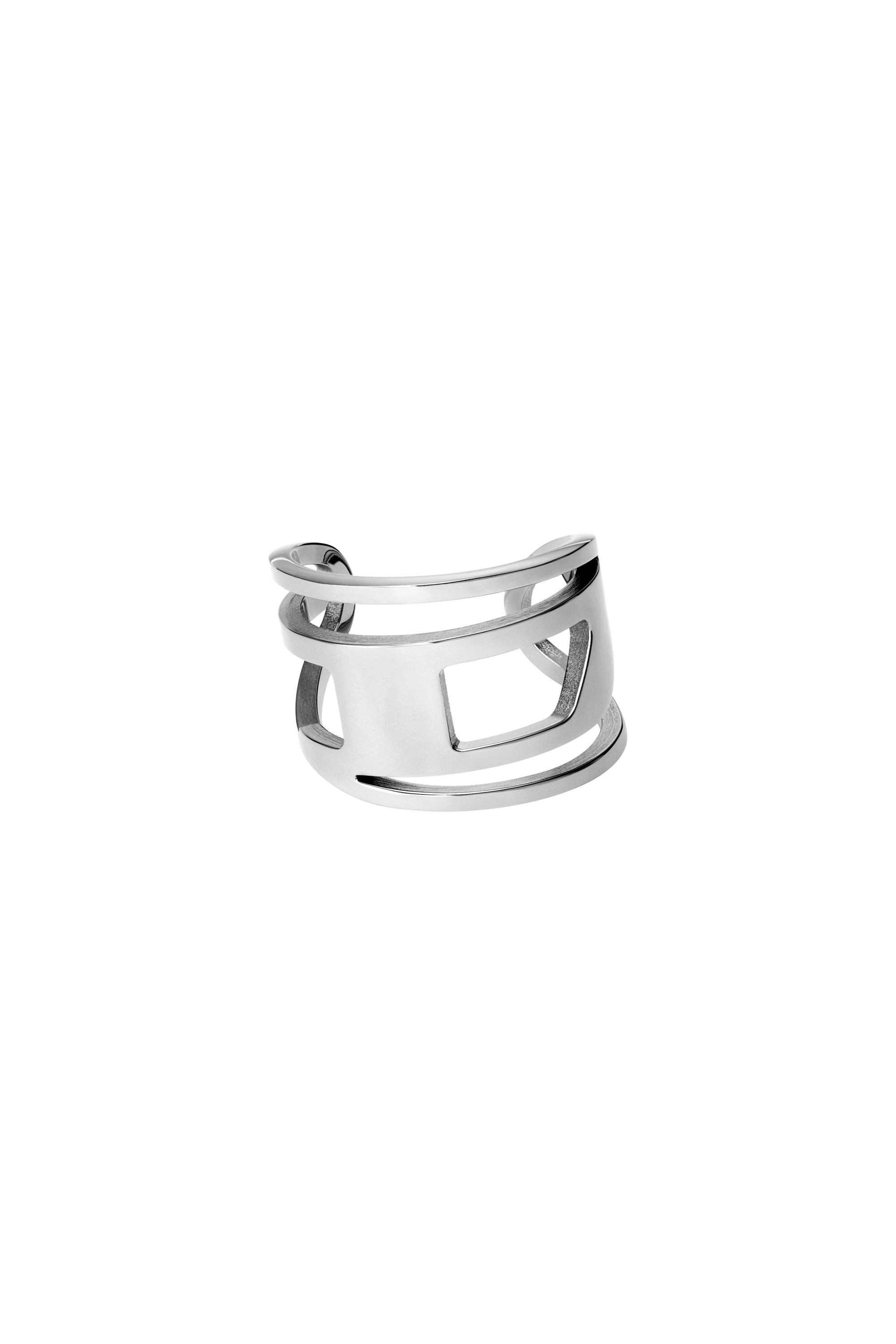 Diesel - DX1548040 JEWEL, Unisex's Stainless Steel Band Ring in Silver - 2