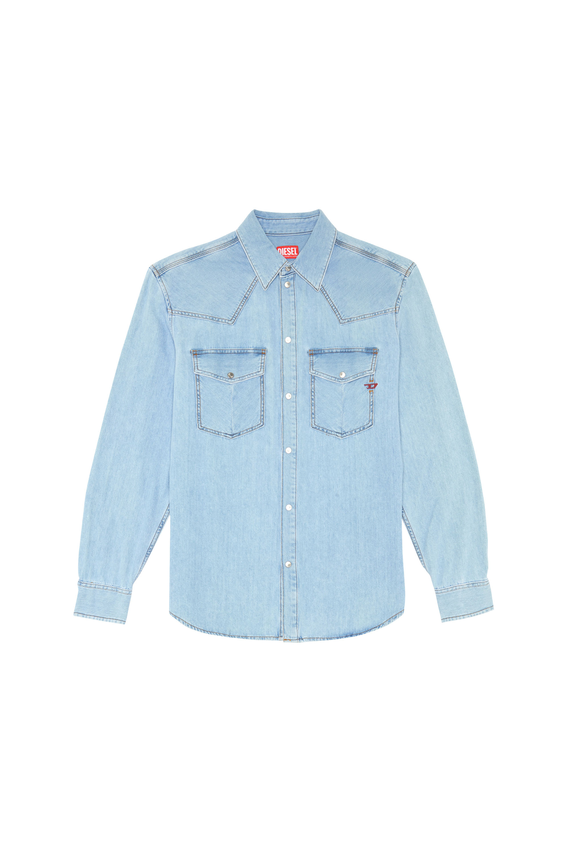 D-OCEAN, Medium blue - Denim Shirts