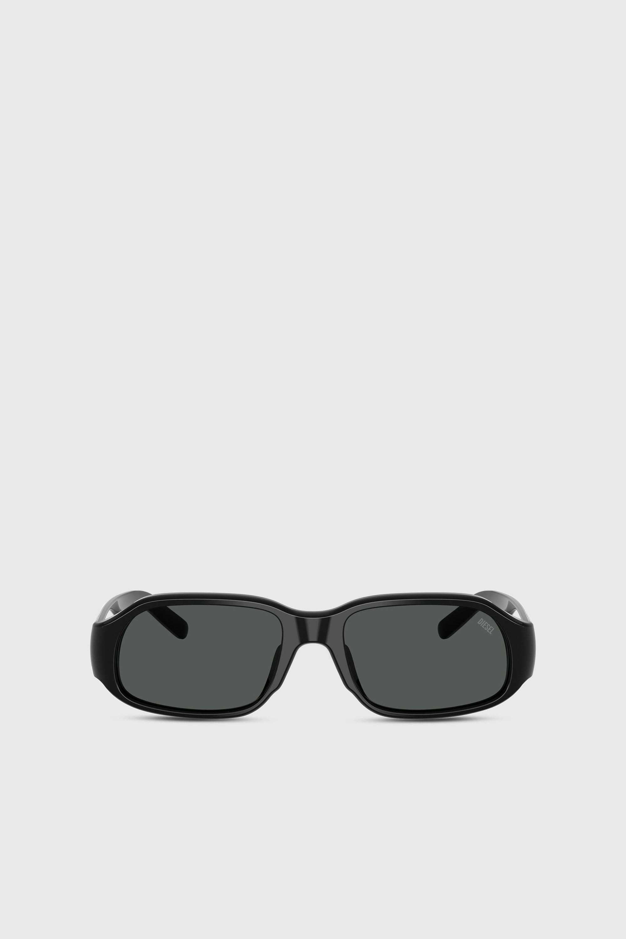 Diesel - 0DL2009U, Unisex's Rectangle sunglasses in Black - 1