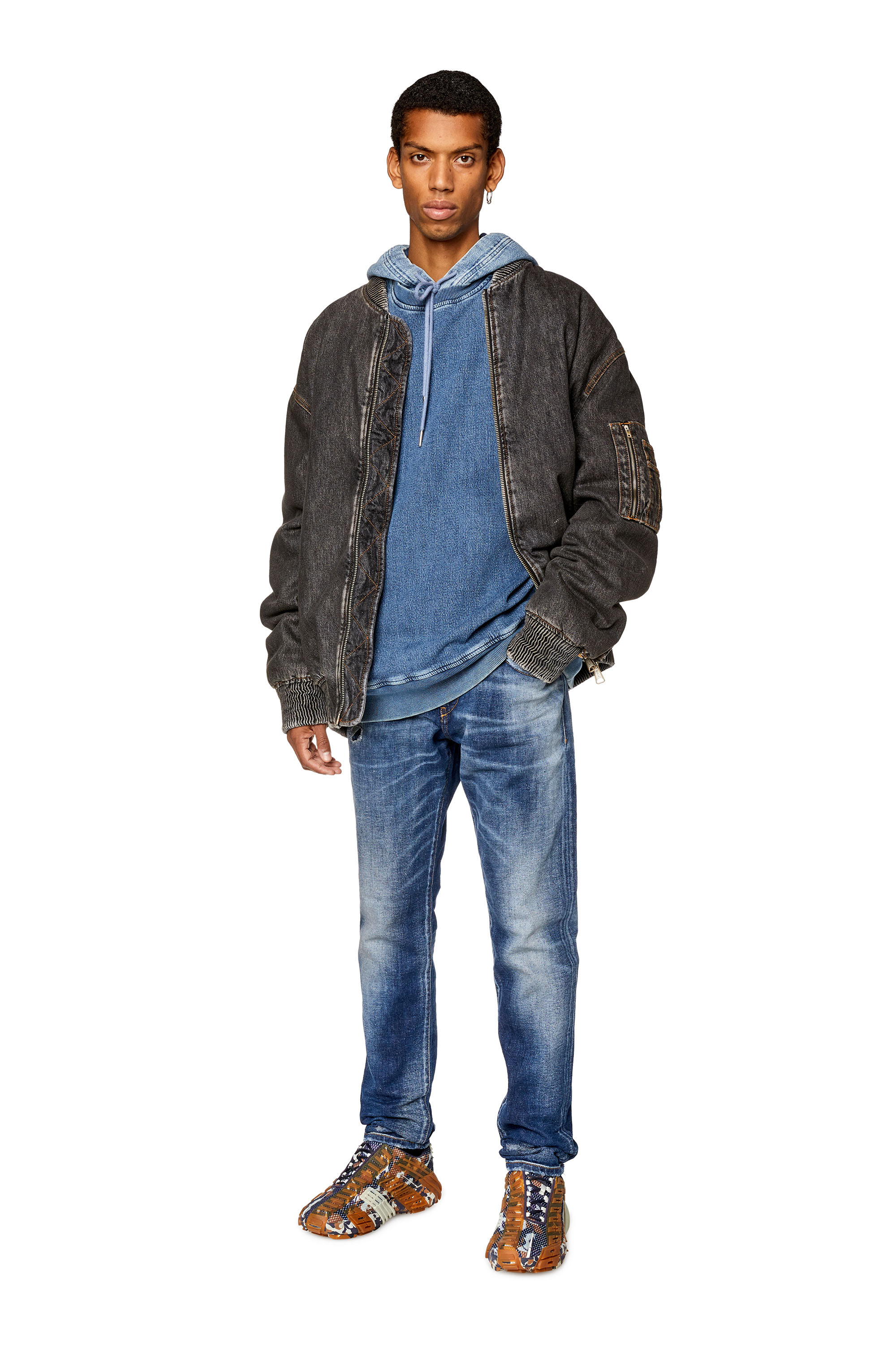 Diesel - Slim Jeans 2019 D-Strukt 09G89, Medium blue - Image 4