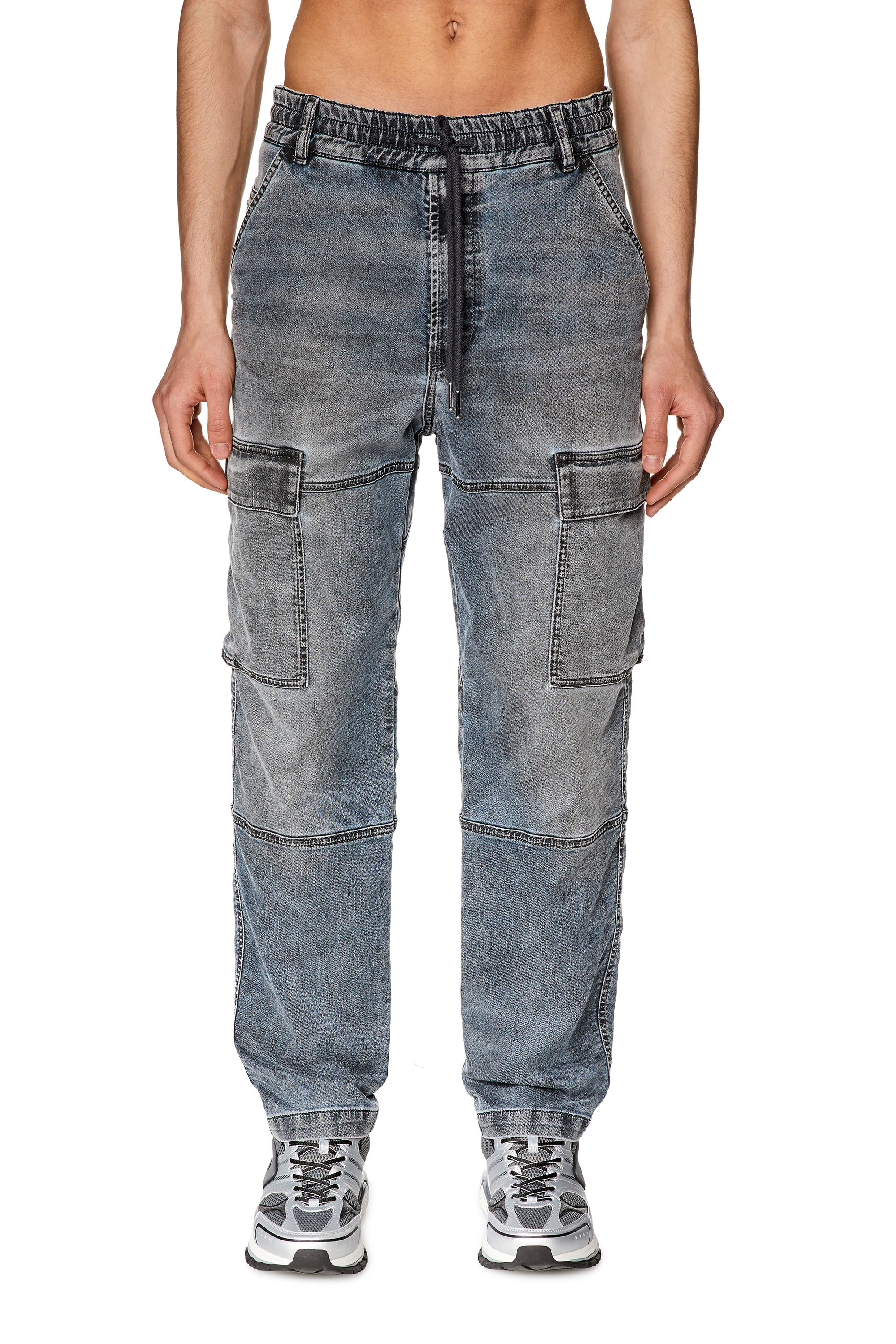 Diesel - Krooley JoggJeans® 068EZ Tapered, Grey - Image 1